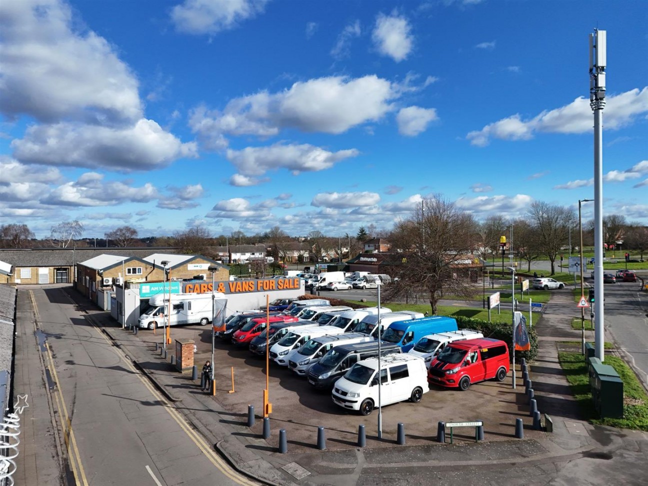 Forcourt & Sales Pitch, Leicester Road/North Street, Wigston