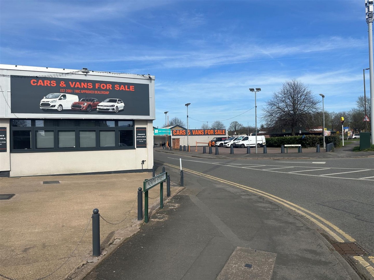 Forcourt & Sales Pitch, Leicester Road/North Street, Wigston