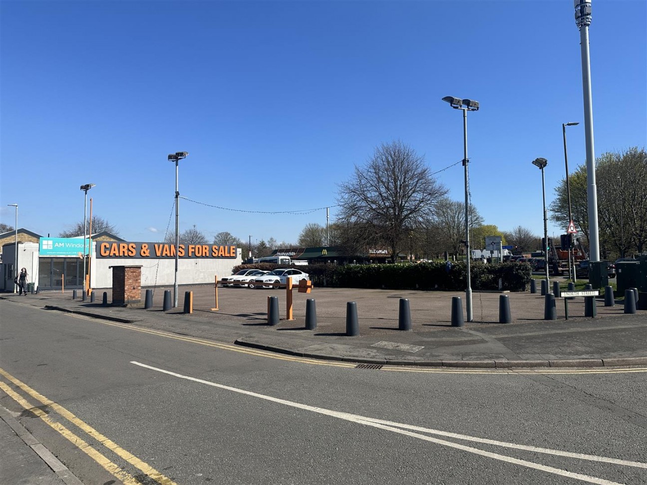 Forcourt & Sales Pitch, Leicester Road/North Street, Wigston