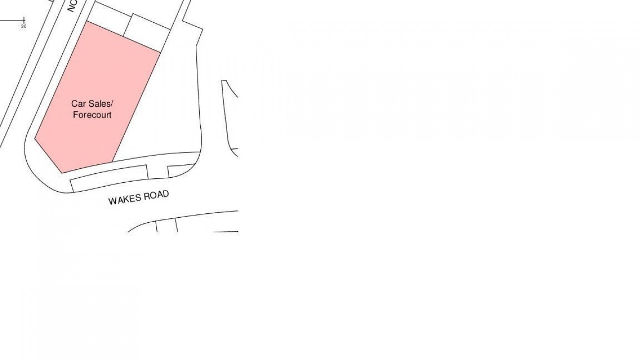 Forcourt & Sales Pitch, Leicester Road/North Street, Wigston