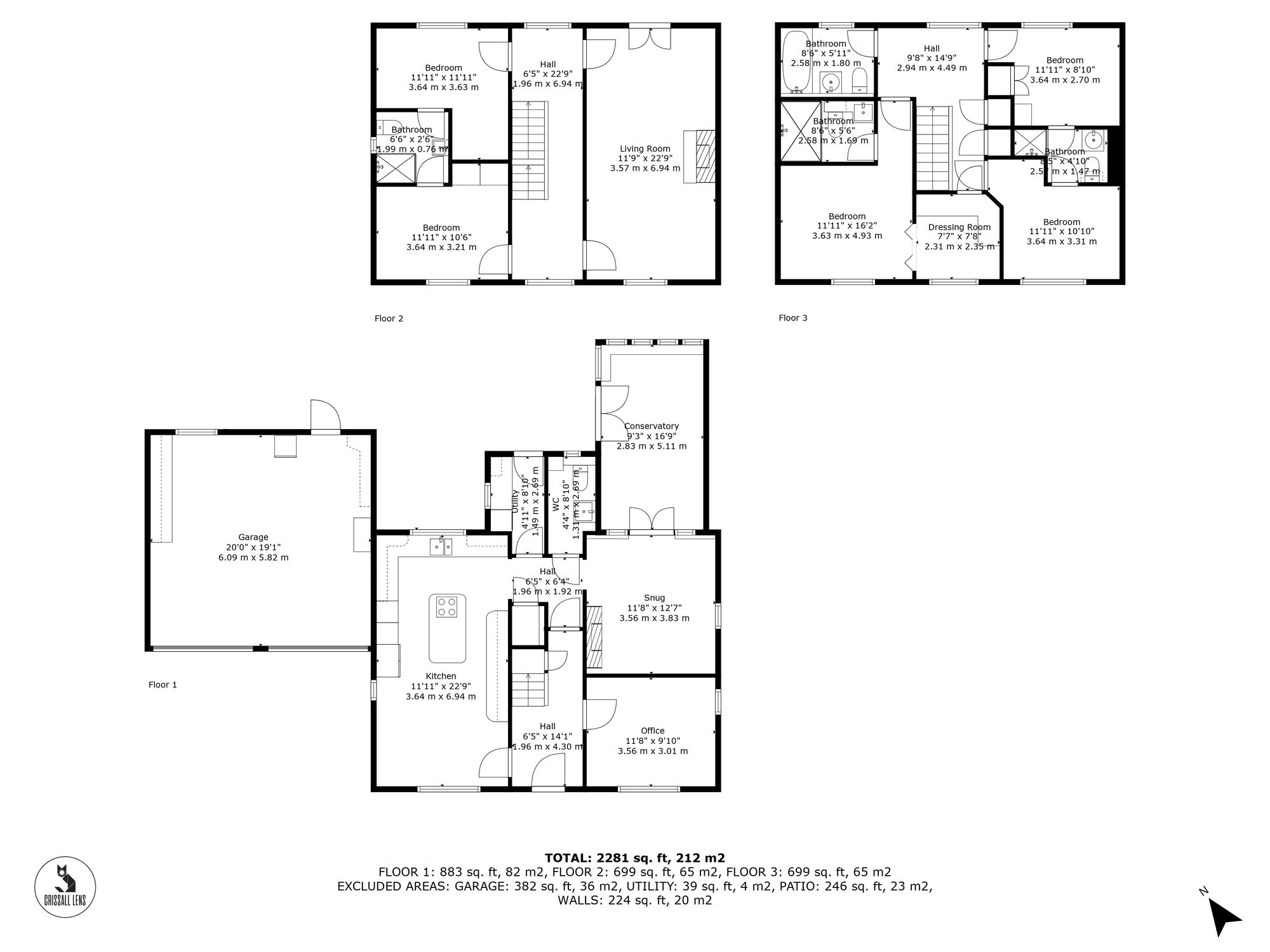 Floorplan for Miller Way, Great Cambourne, CB23