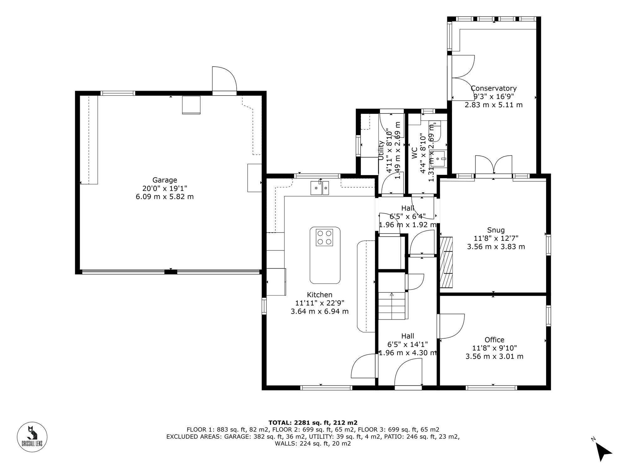 Floorplan for Miller Way, Great Cambourne, CB23