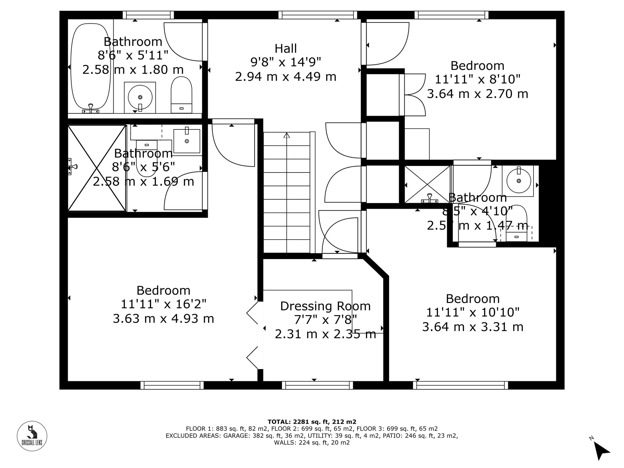 Floorplan for Miller Way, Great Cambourne, CB23