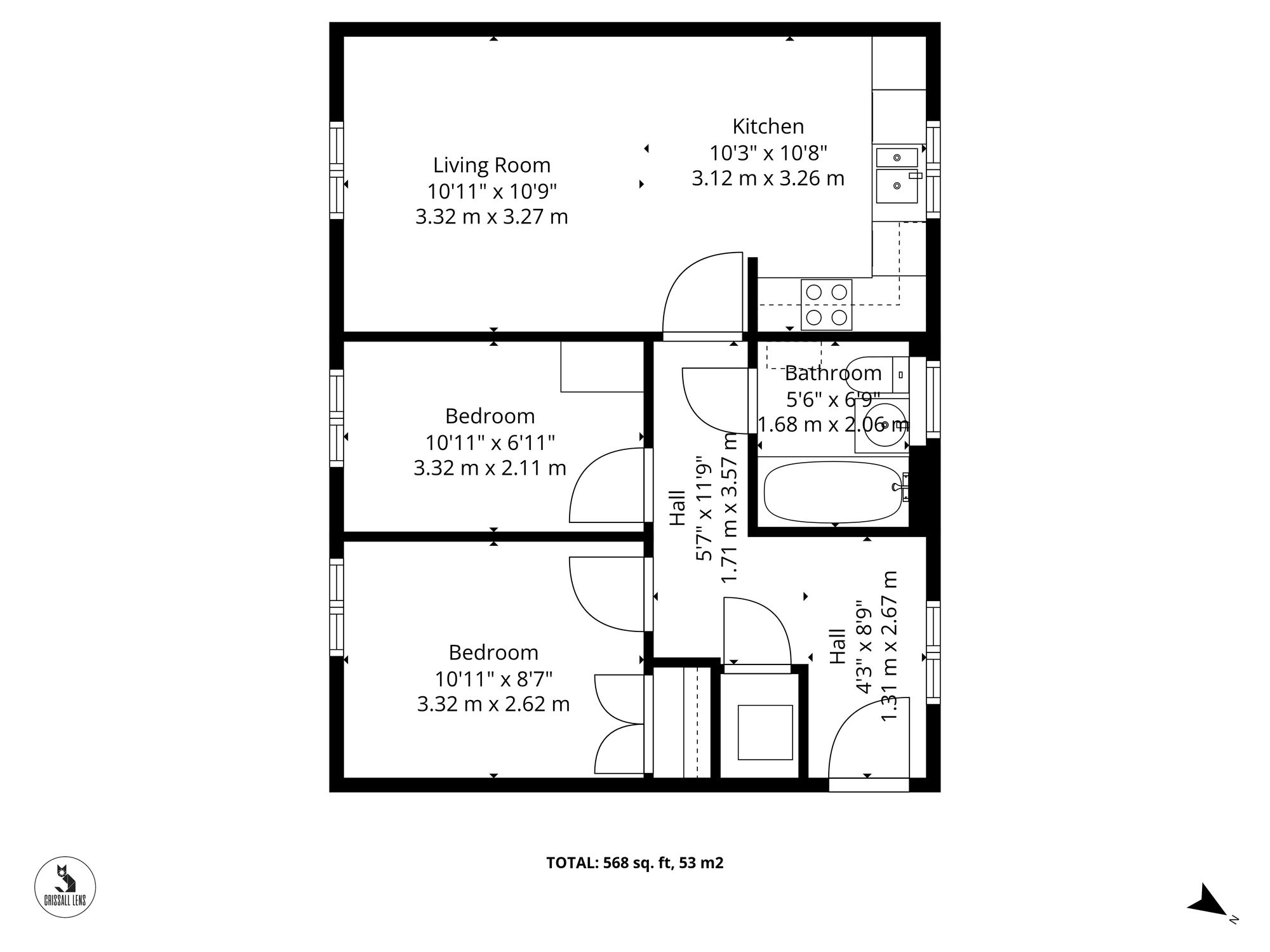 Floorplan for Cheere Way, Papworth Everard, CB23