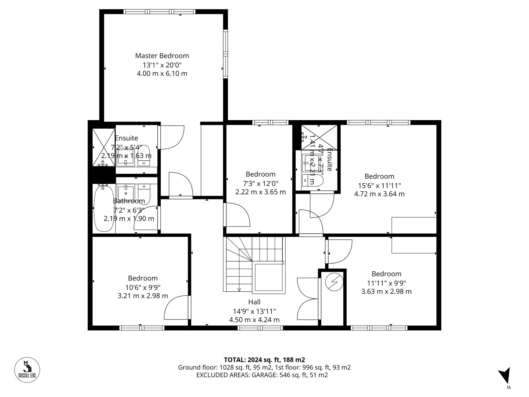 Floorplan for Howells Way, Hardwick, CB23