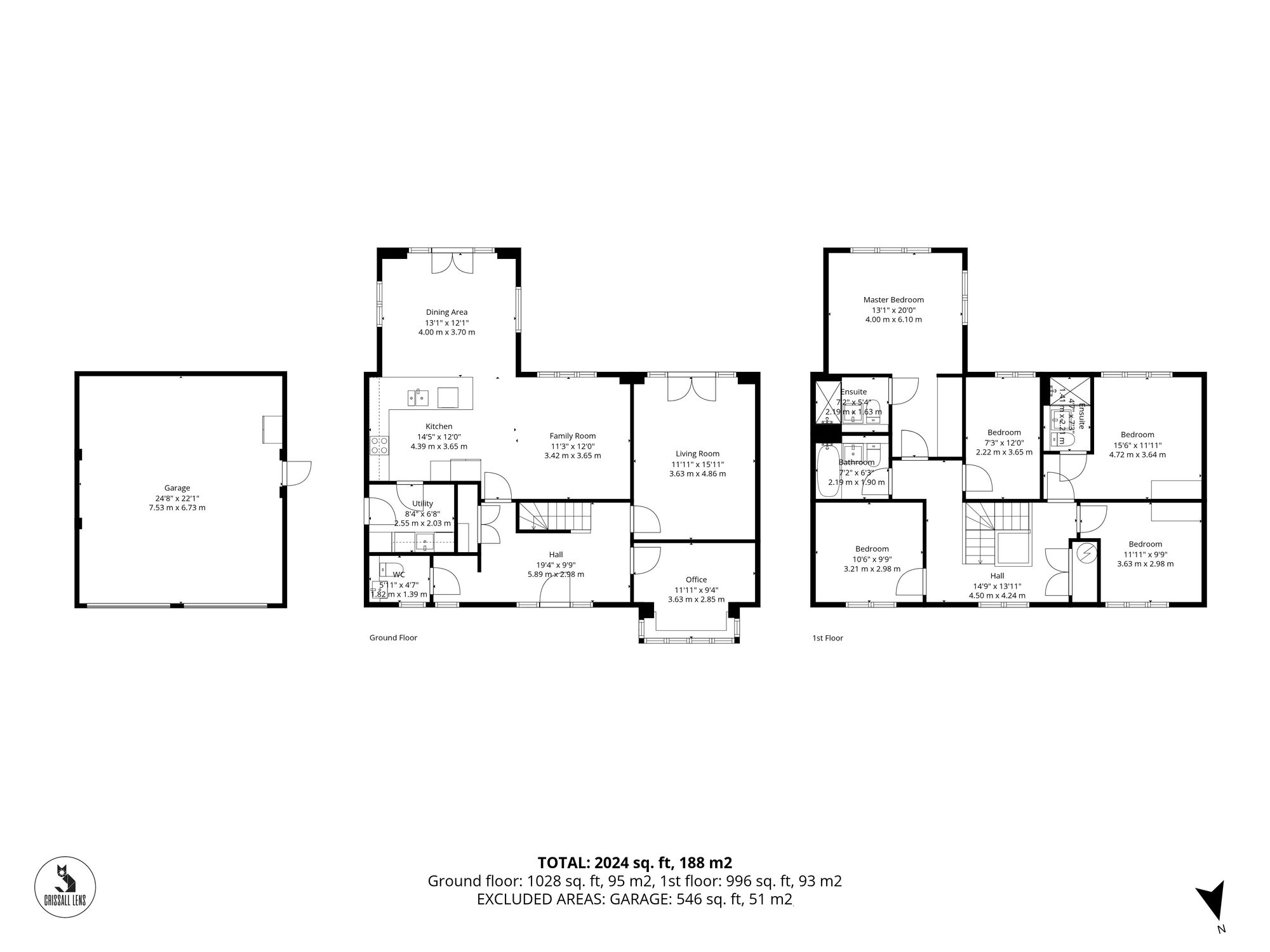 Floorplan for Howells Way, Hardwick, CB23