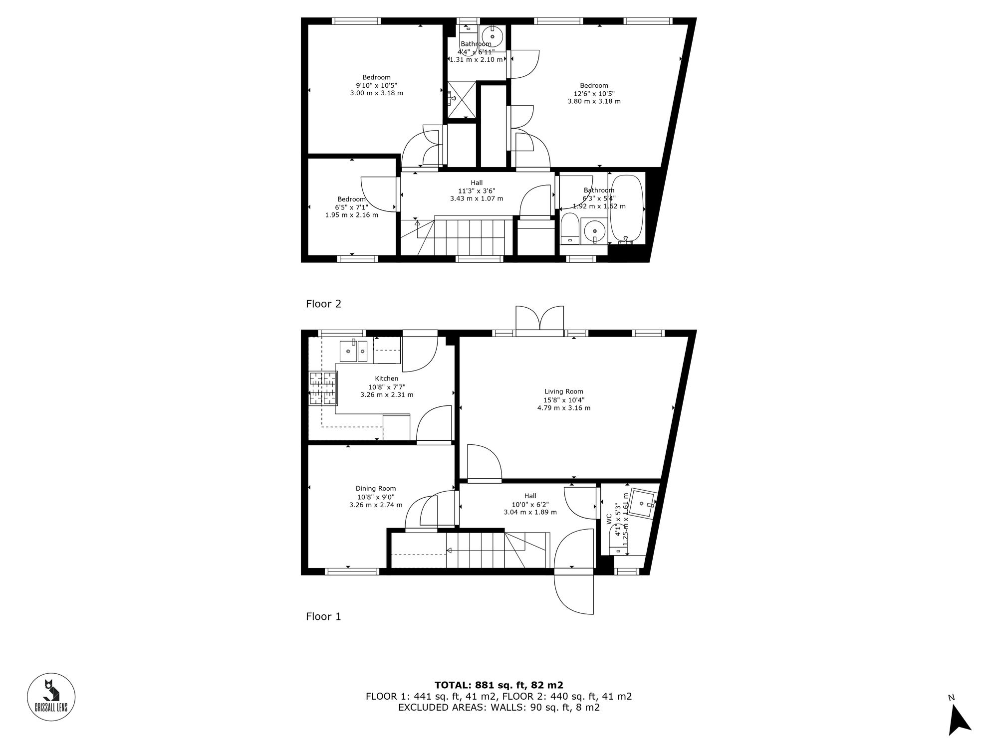 Floorplan for Medlar Lane, Lower Cambourne, CB23