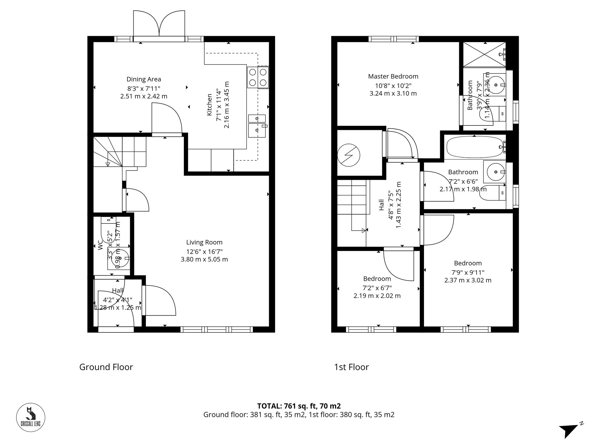 Floorplan for Rosemary Gardens, Kennett, CB8