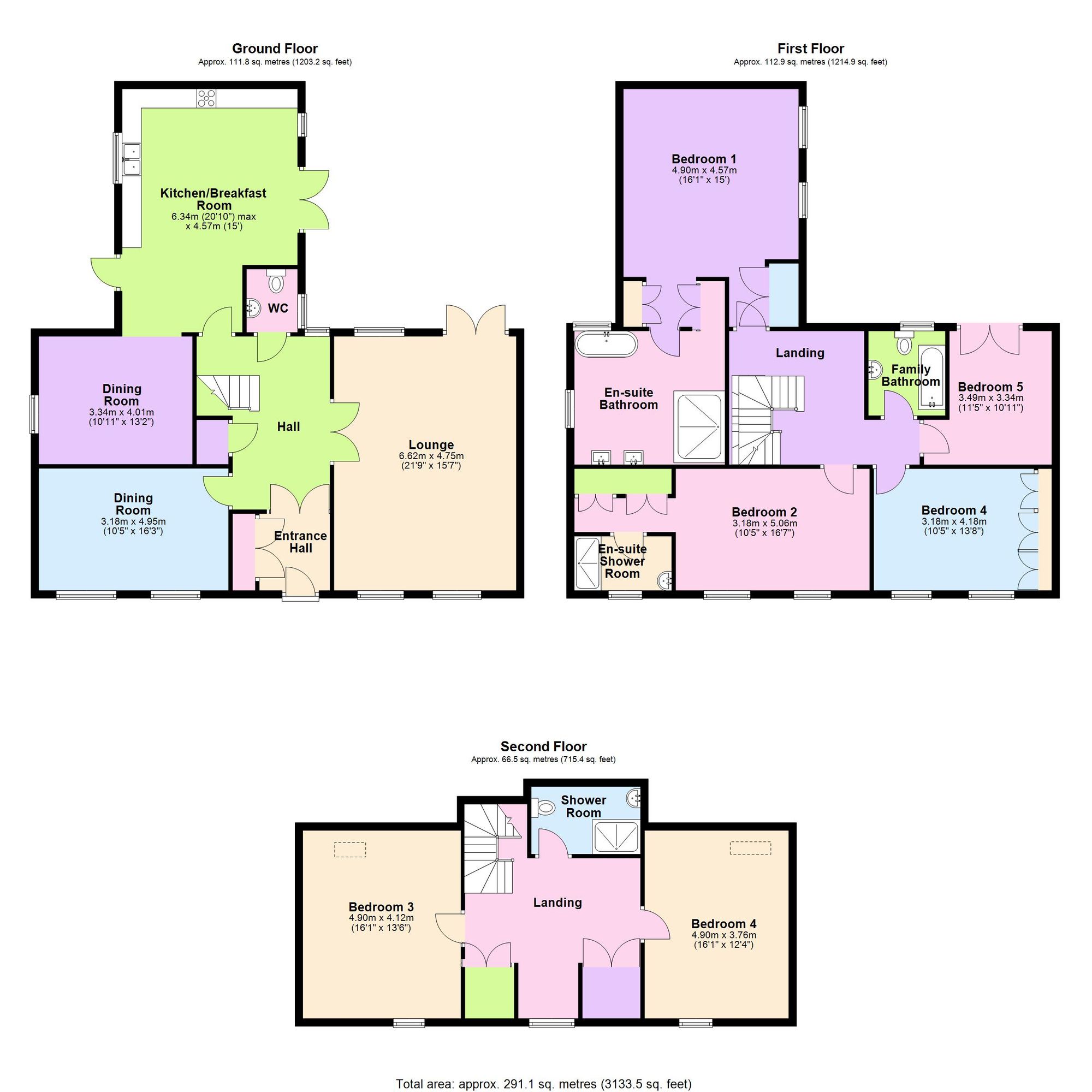 Floorplan for Bullrush Lane, Great Cambourne, CB23