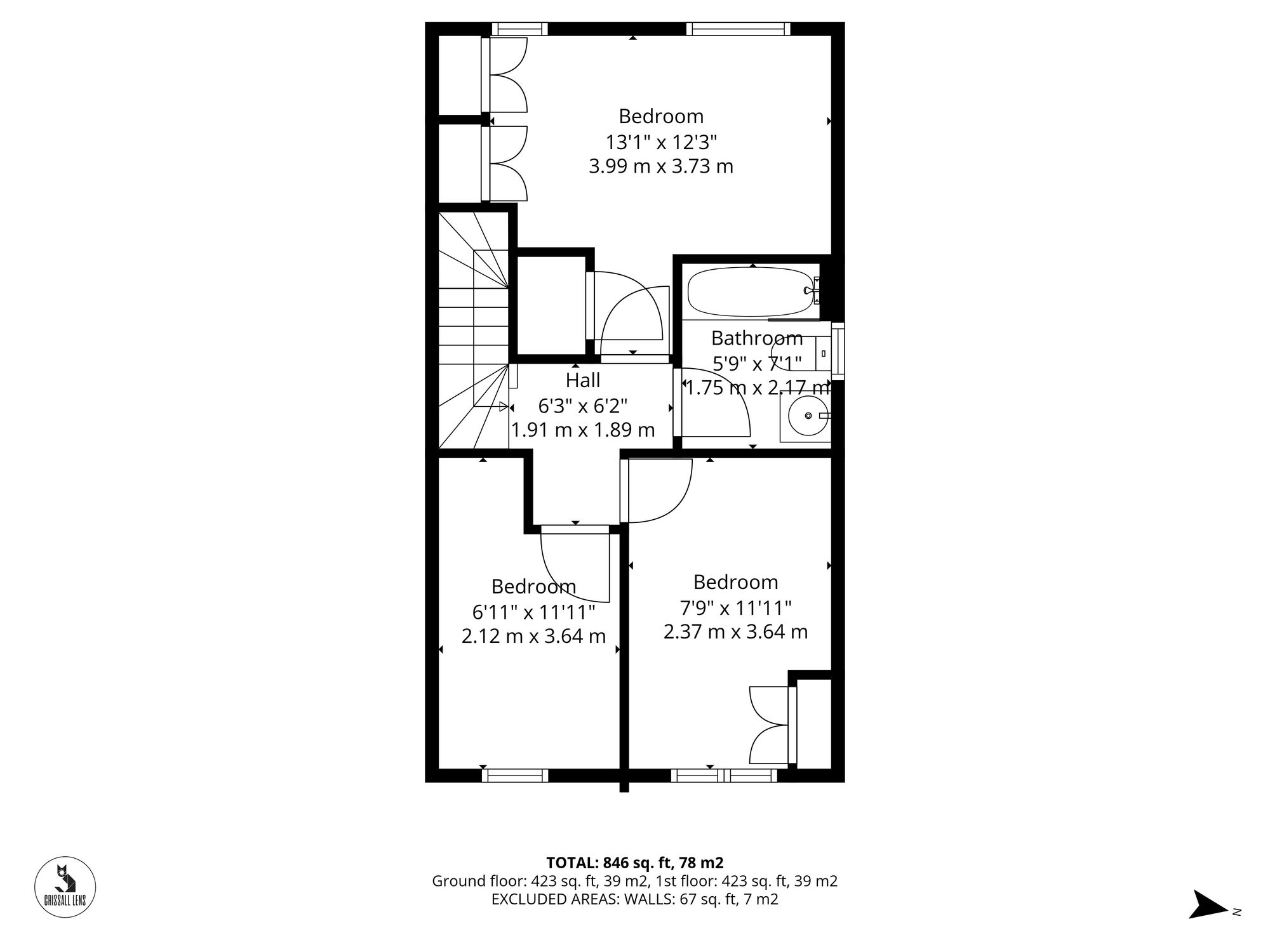 Floorplan for Beaufort Road, Upper Cambourne, CB23