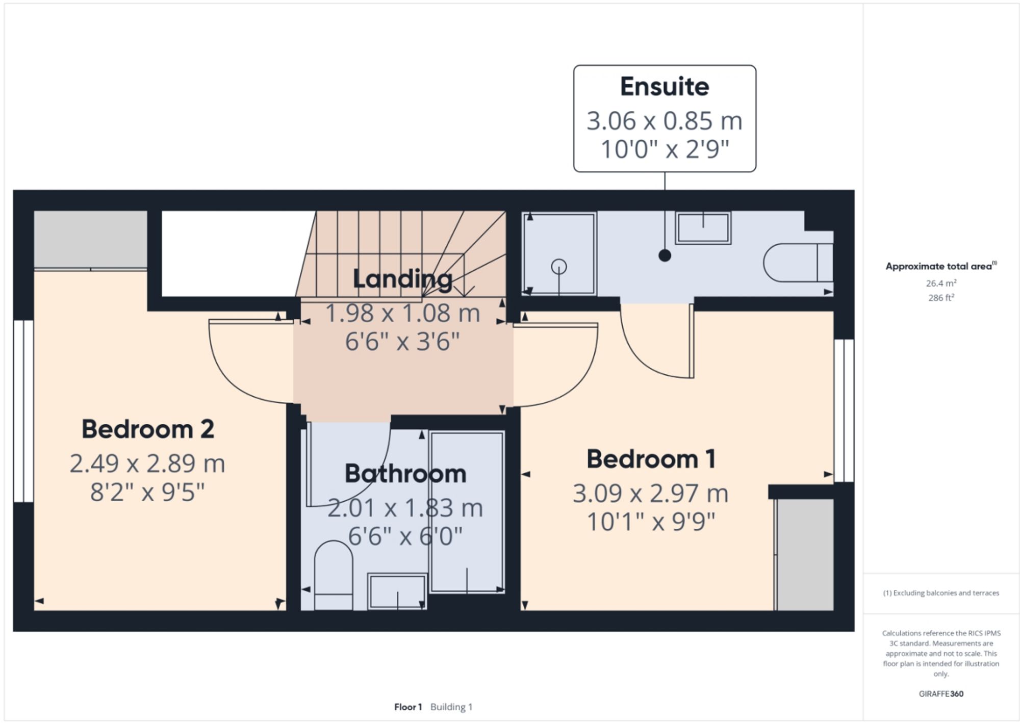 Floorplan for Oxford Way, Upper Cambourne, CB23