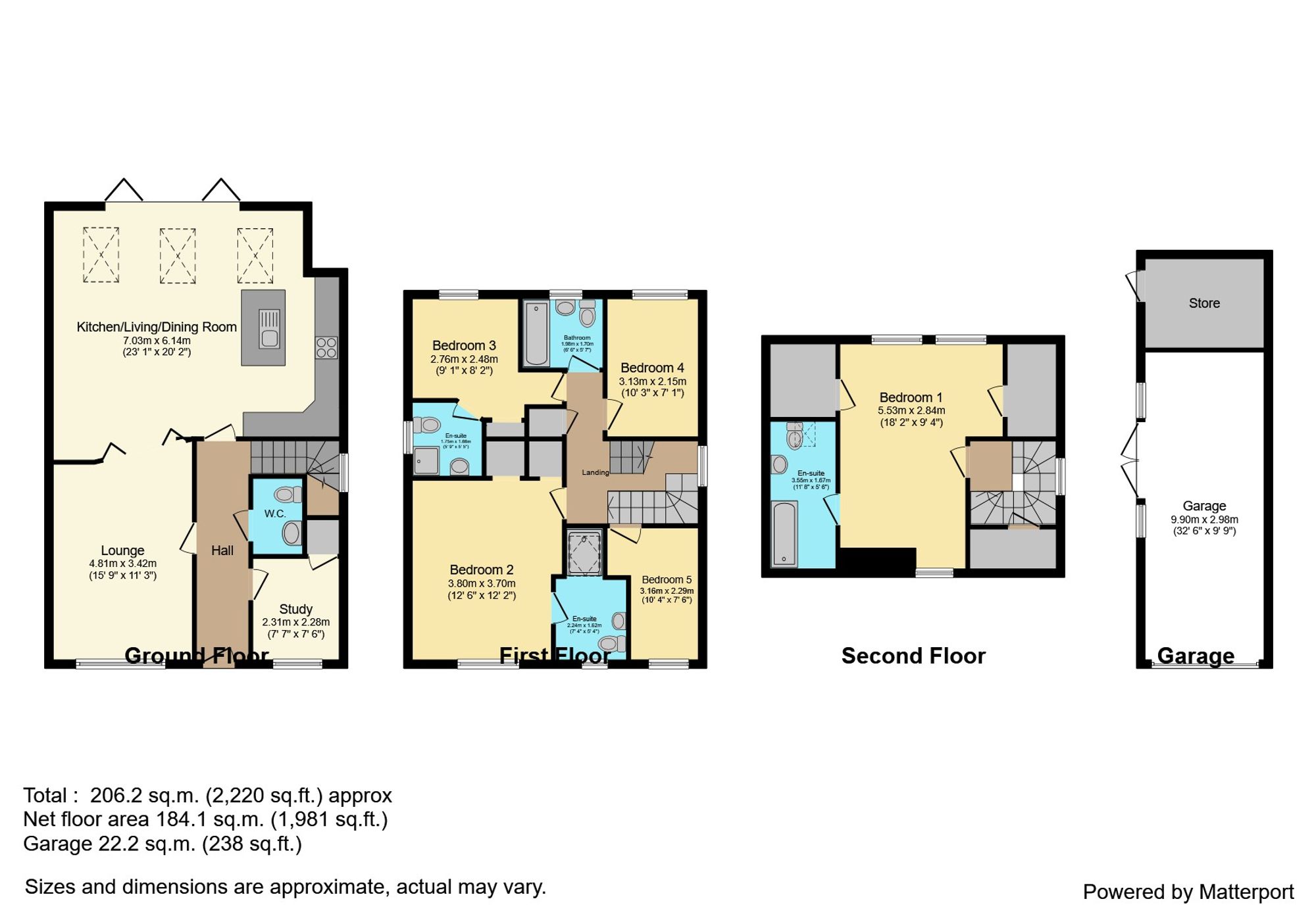 Floorplan for Chapmans Drive, Great Cambourne, CB23