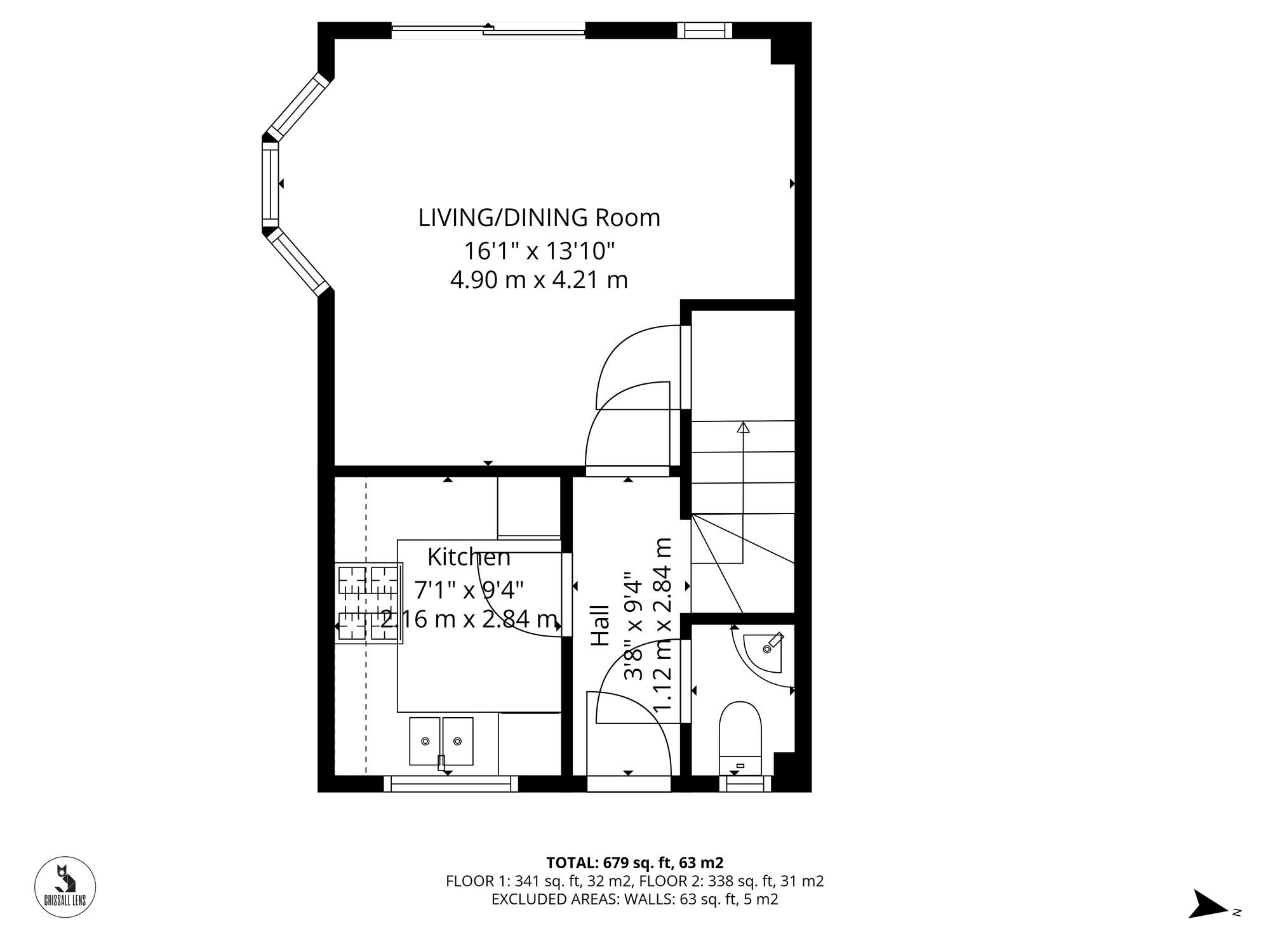 Floorplan for Priory Walk, Great Cambourne, CB23