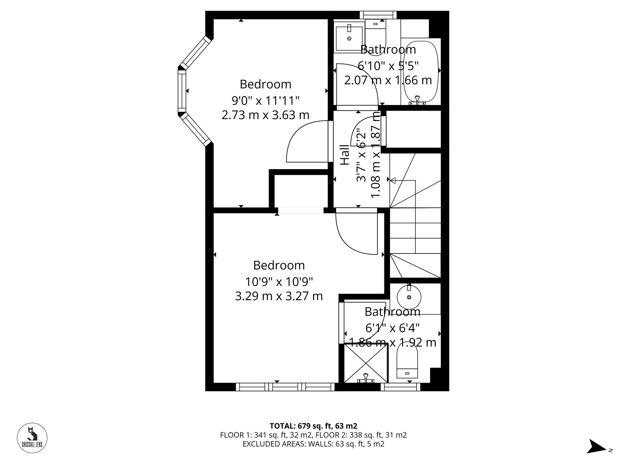 Floorplan for Priory Walk, Great Cambourne, CB23