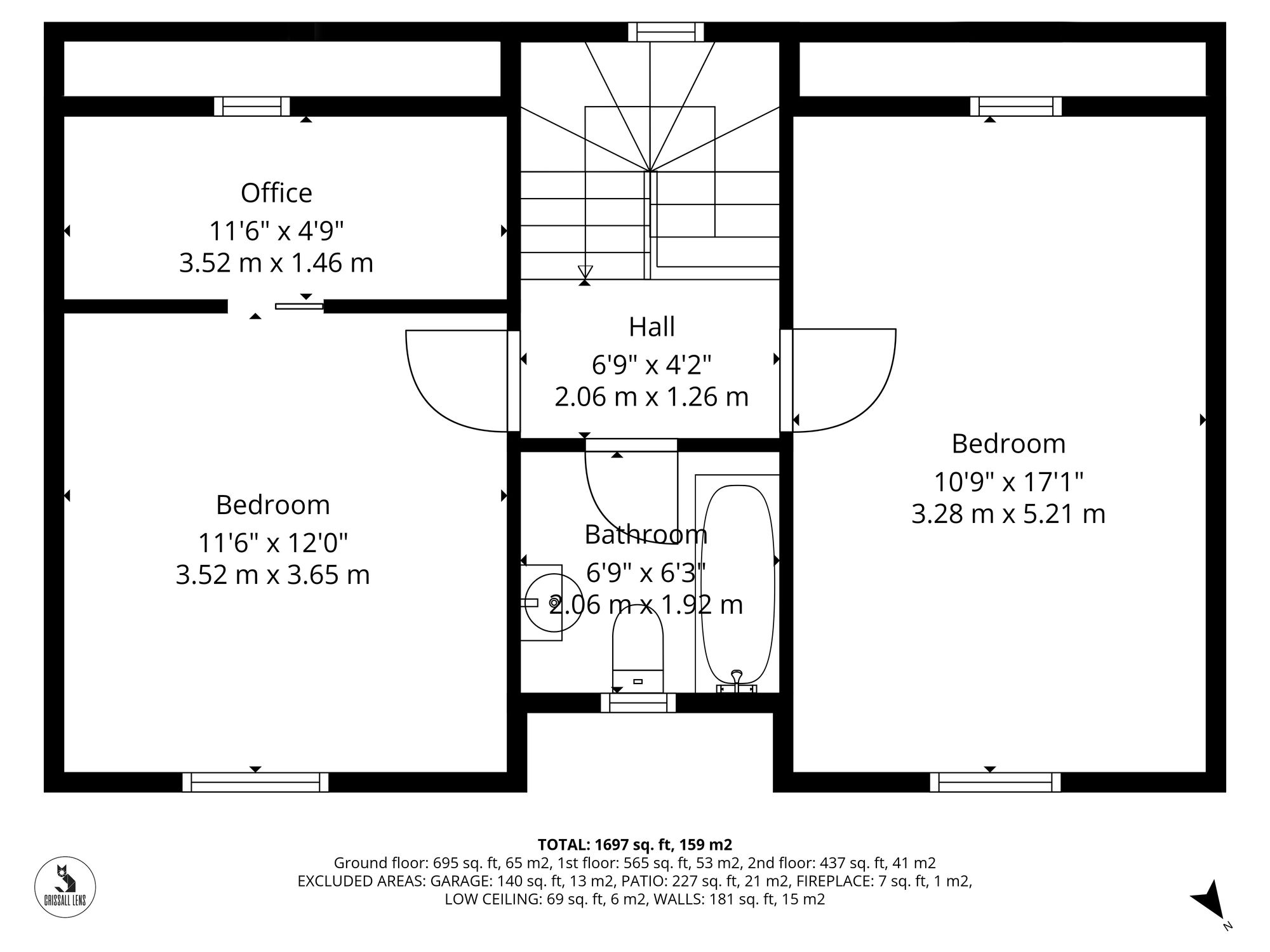 Floorplan for Foxhollow, Great Cambourne, CB23