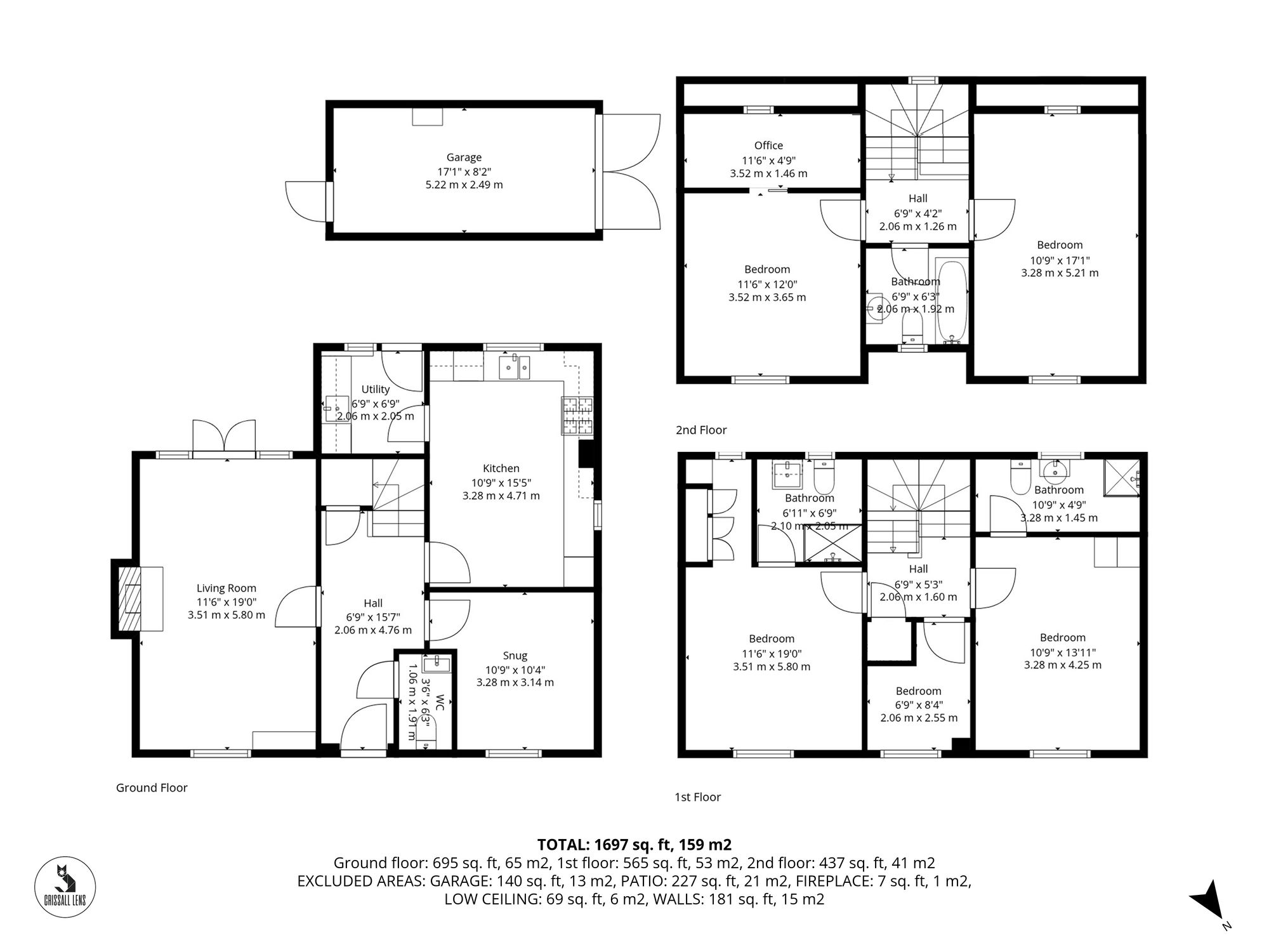 Floorplan for Foxhollow, Great Cambourne, CB23