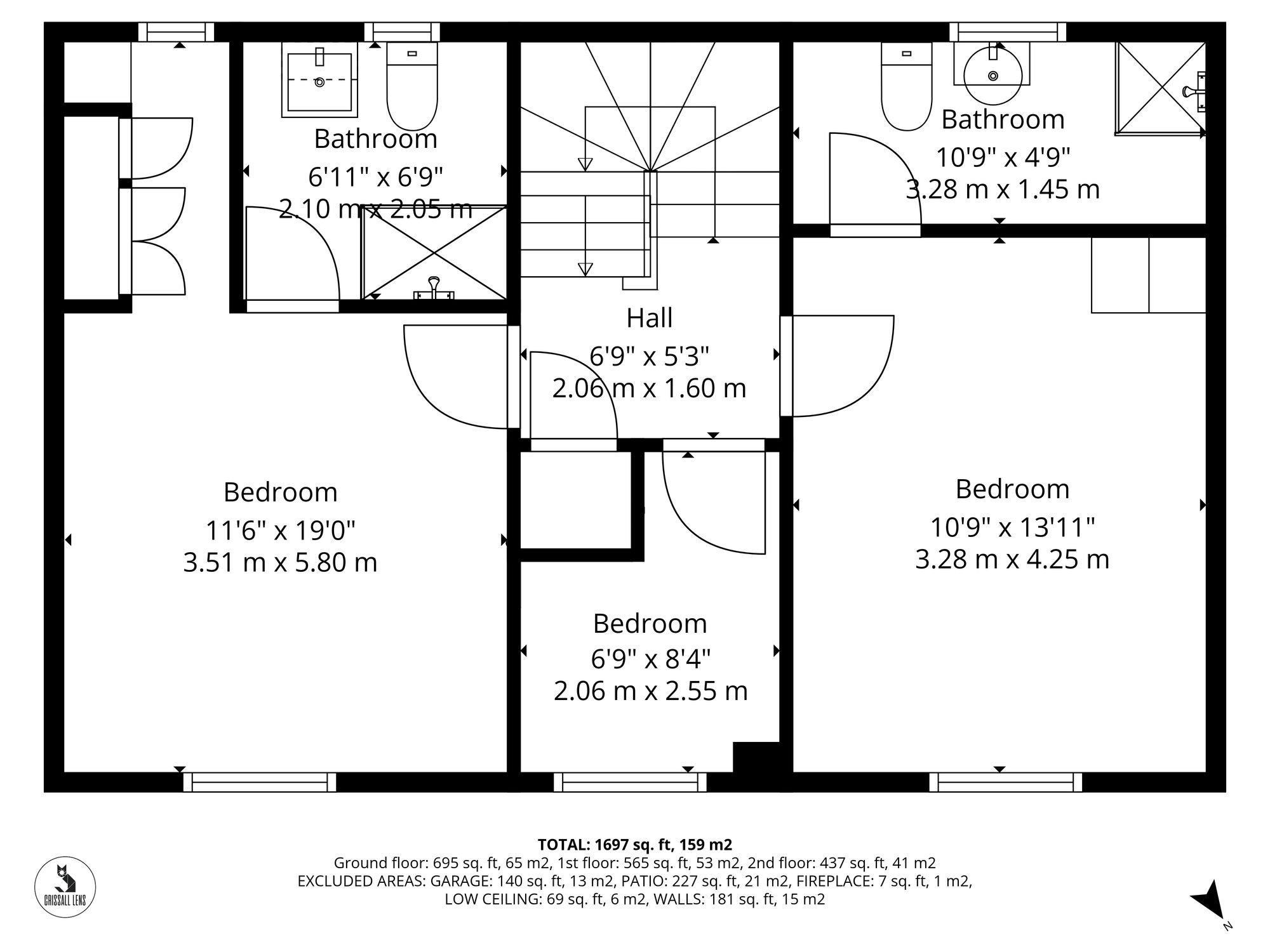 Floorplan for Foxhollow, Great Cambourne, CB23