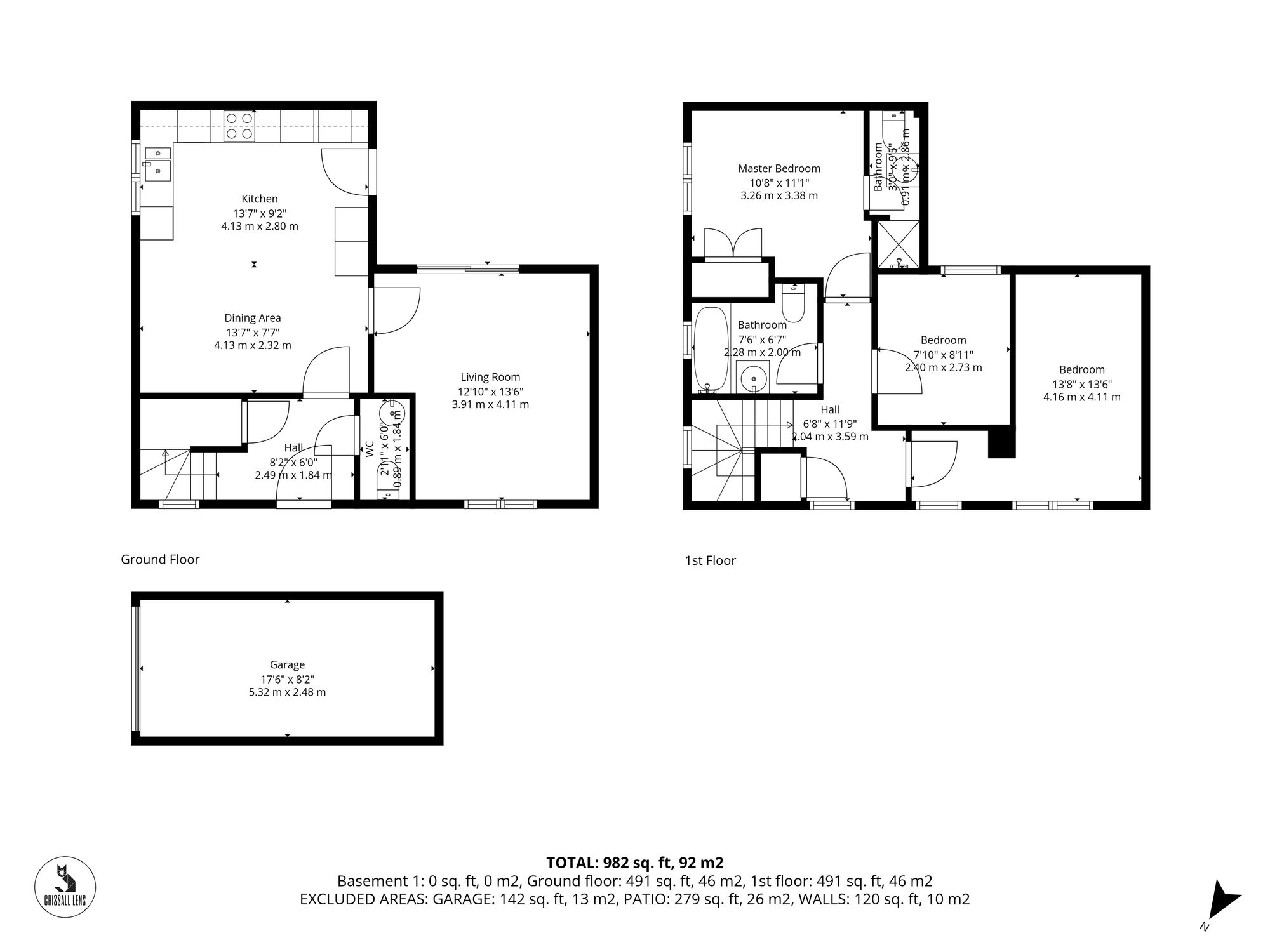 Floorplan for Brookfield Way, Lower Cambourne, CB23