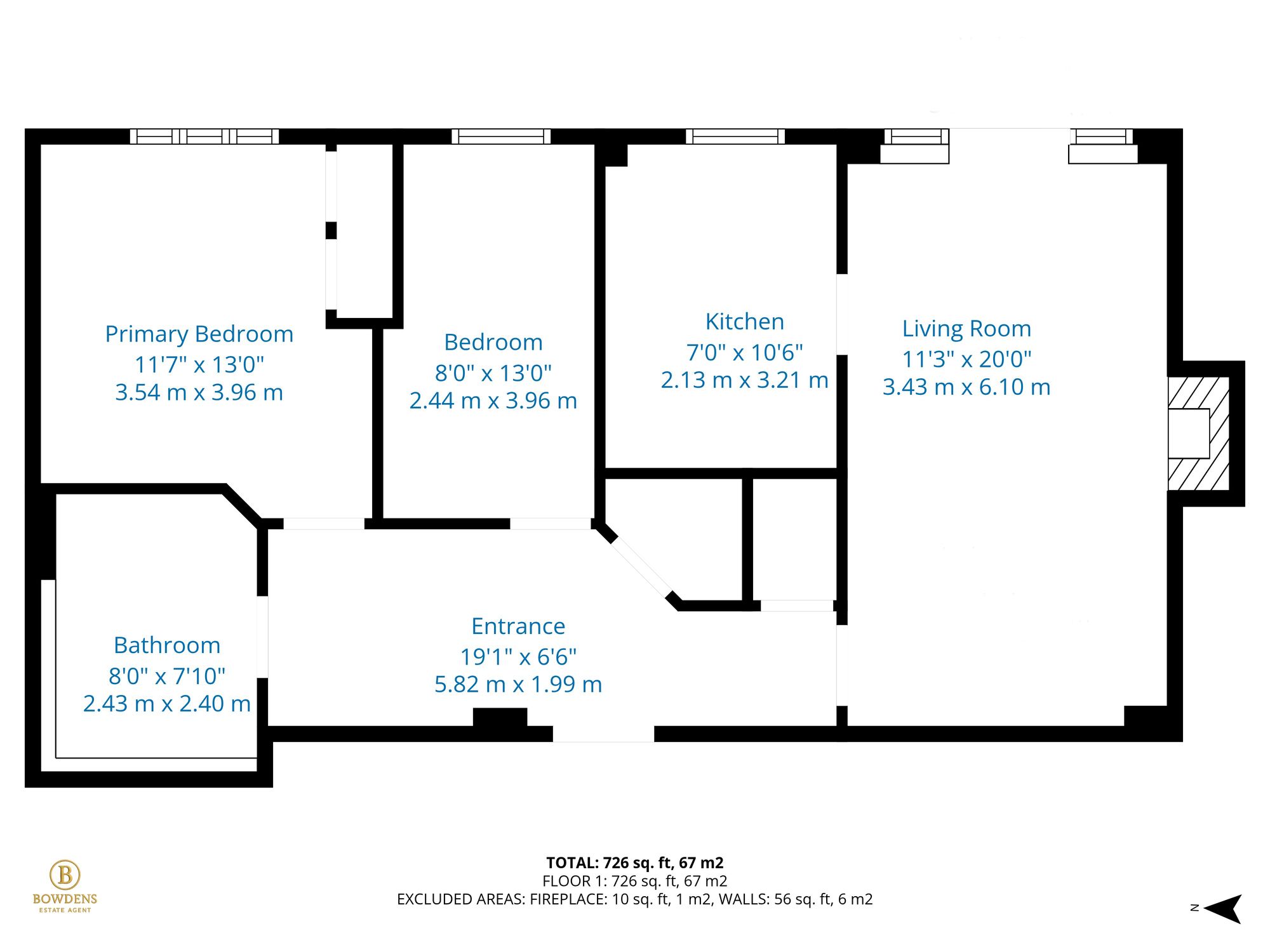 Floorplan for Sackville Way, Great Cambourne, CB23