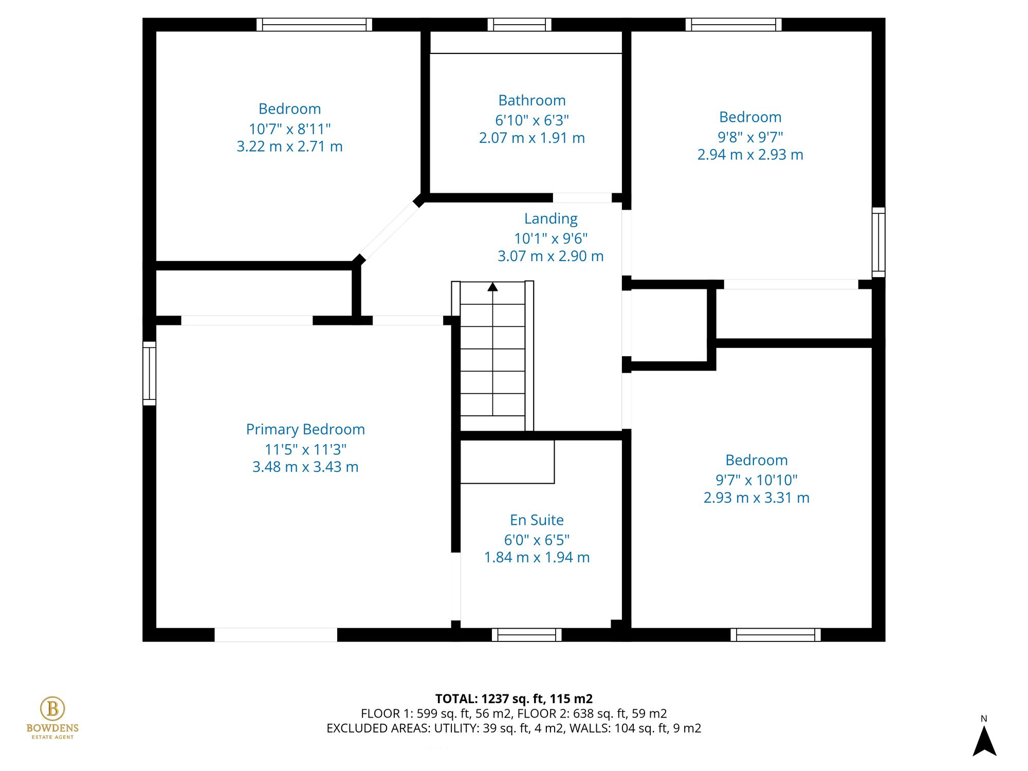 Floorplan for Hampden Close, Upper Cambourne, CB23