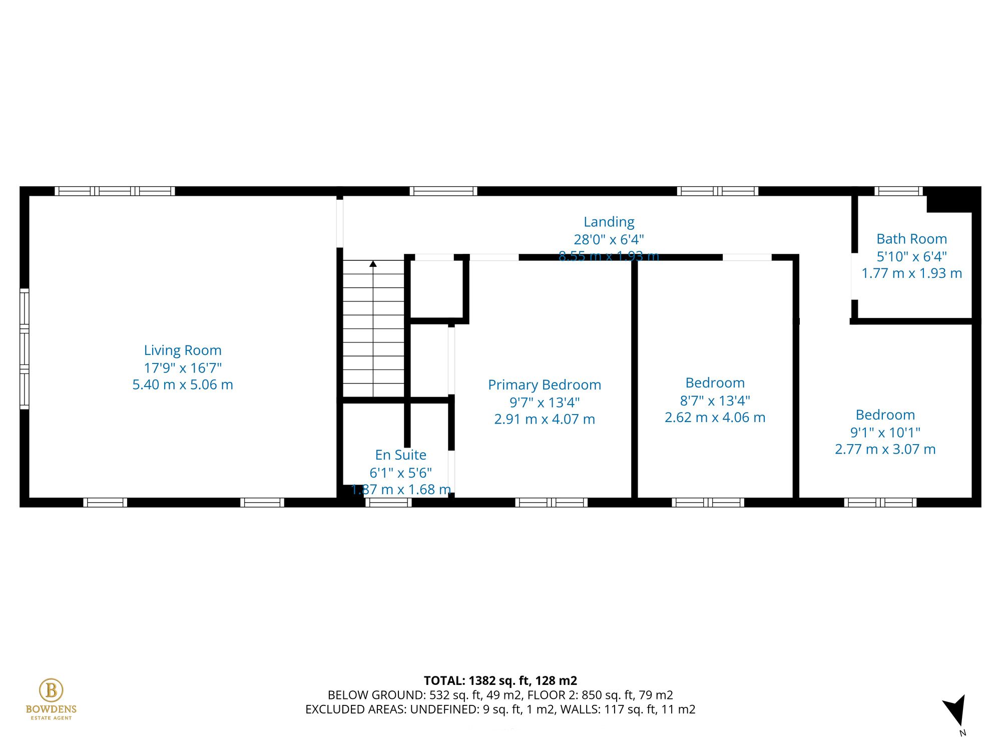 Floorplan for Merle Way, Lower Cambourne, CB23