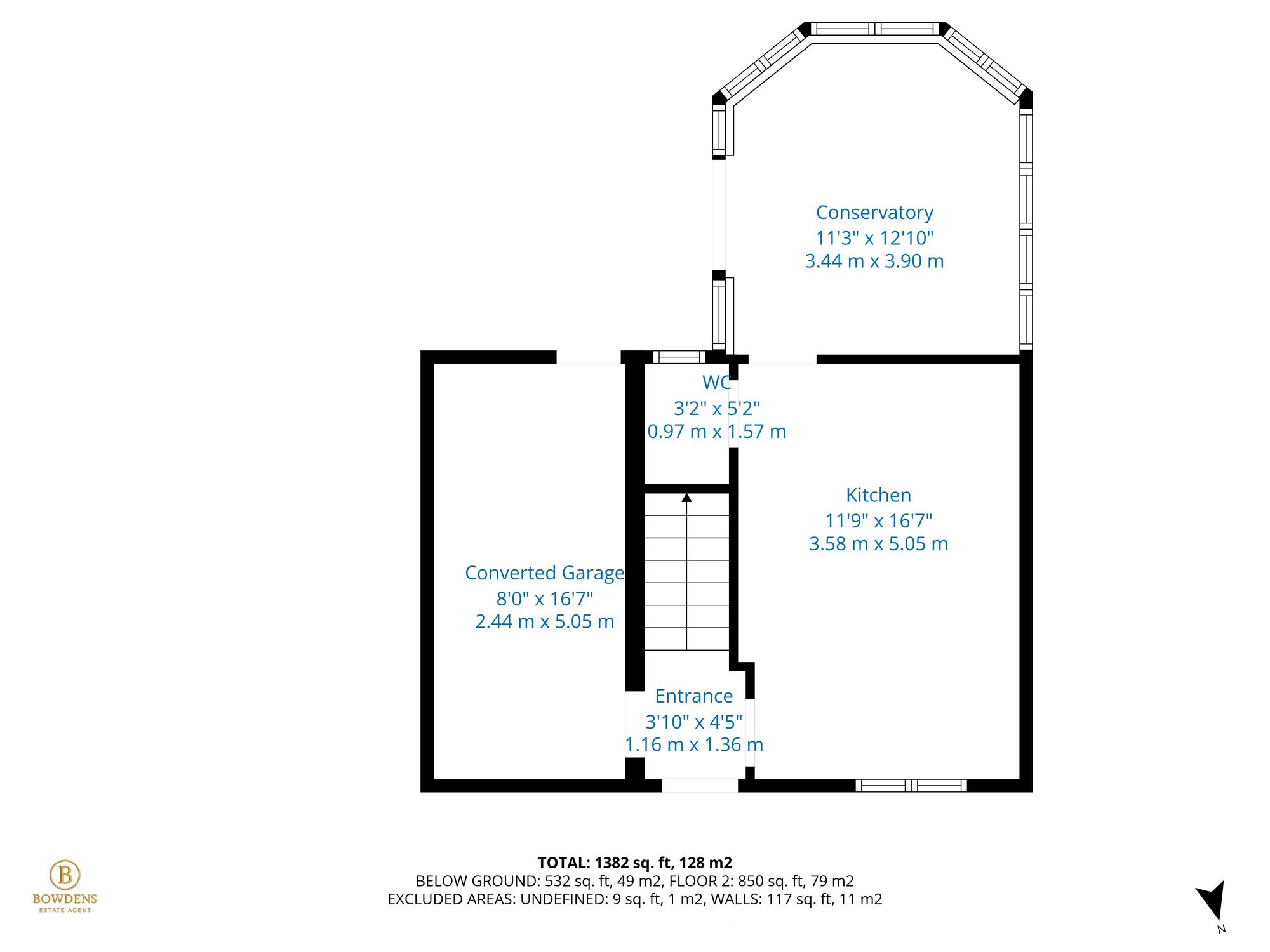 Floorplan for Merle Way, Lower Cambourne, CB23