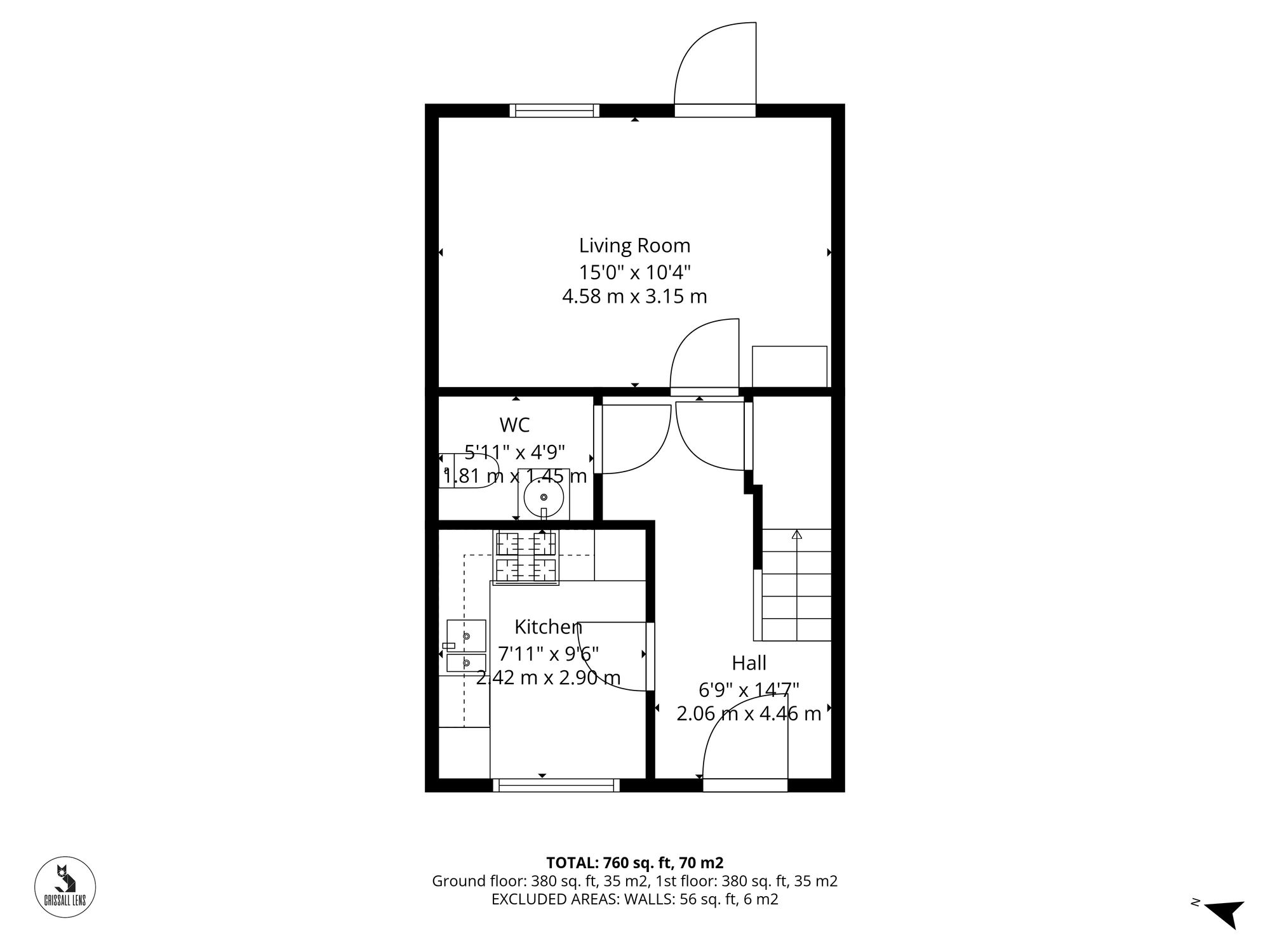 Floorplan for Short Drive, Upper Cambourne, CB23