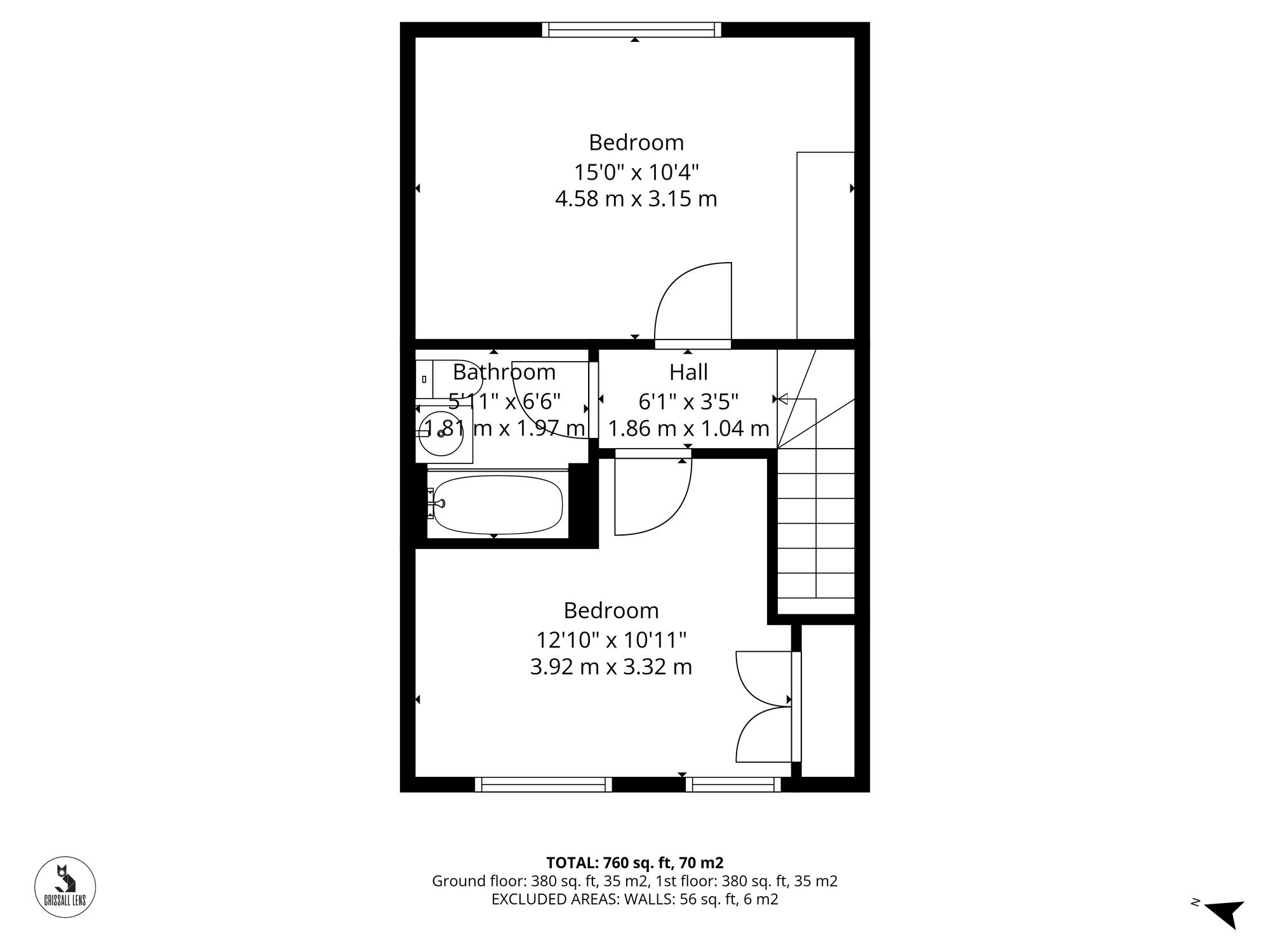 Floorplan for Short Drive, Upper Cambourne, CB23