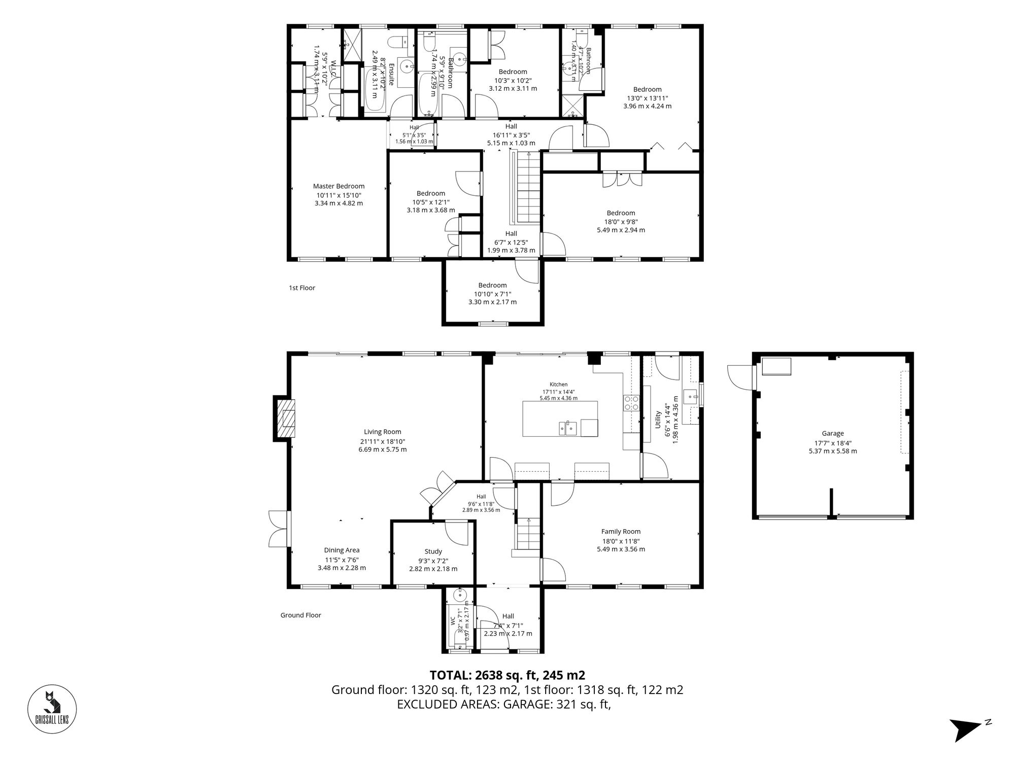 Floorplan for Brookfield Way, Lower Cambourne, CB23