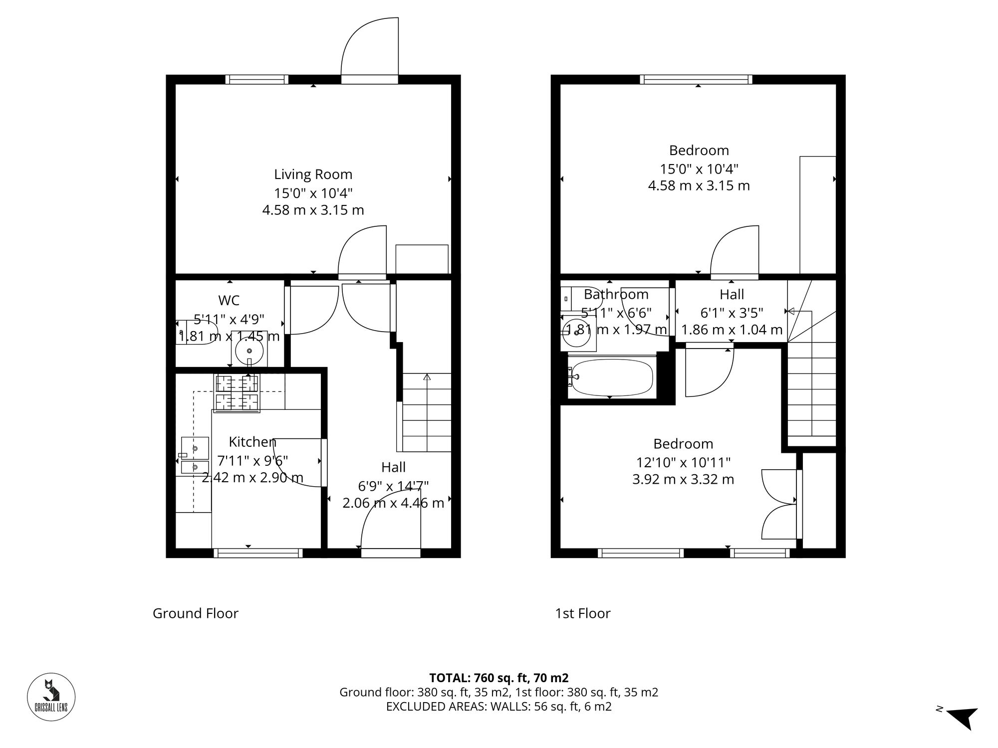 Floorplan for Short Drive, Upper Cambourne, CB23