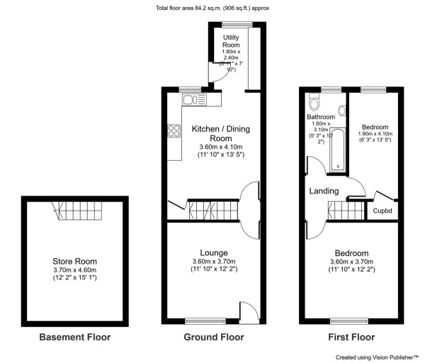 Floorplan for Charles Street, Stockport