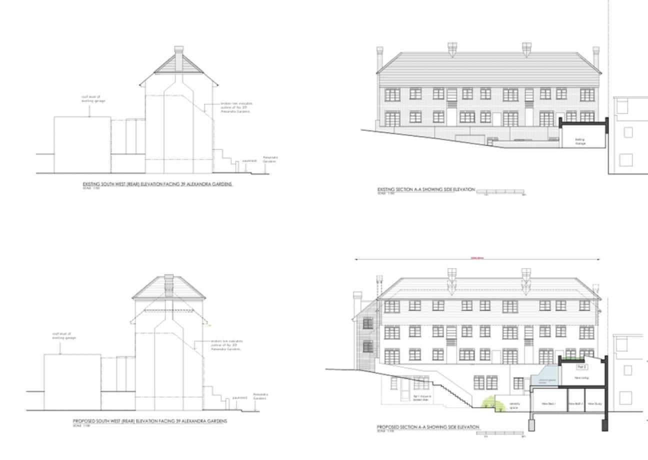Two Bedroom Flat, Entire Freehold for Block of 8 Flats, Garage, Development Opportunity, N10 3PP