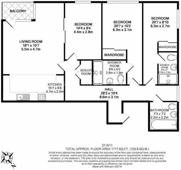 Floorplan for Holland Park Avenue, Kensington, W11