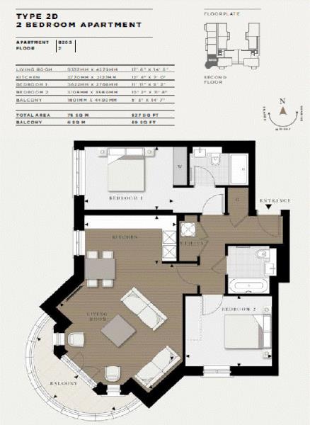 Floorplan for Carnwath Road, Fulham, SW6