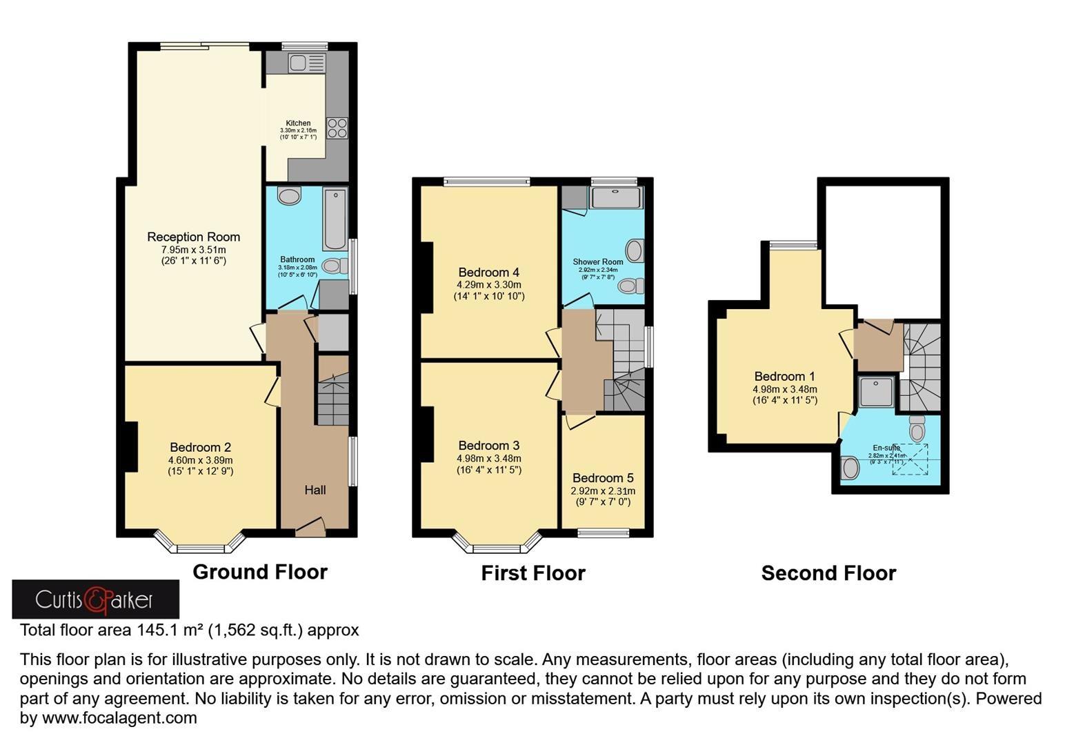 Floorplan for Gunnersbury Avenue, Acton, W3