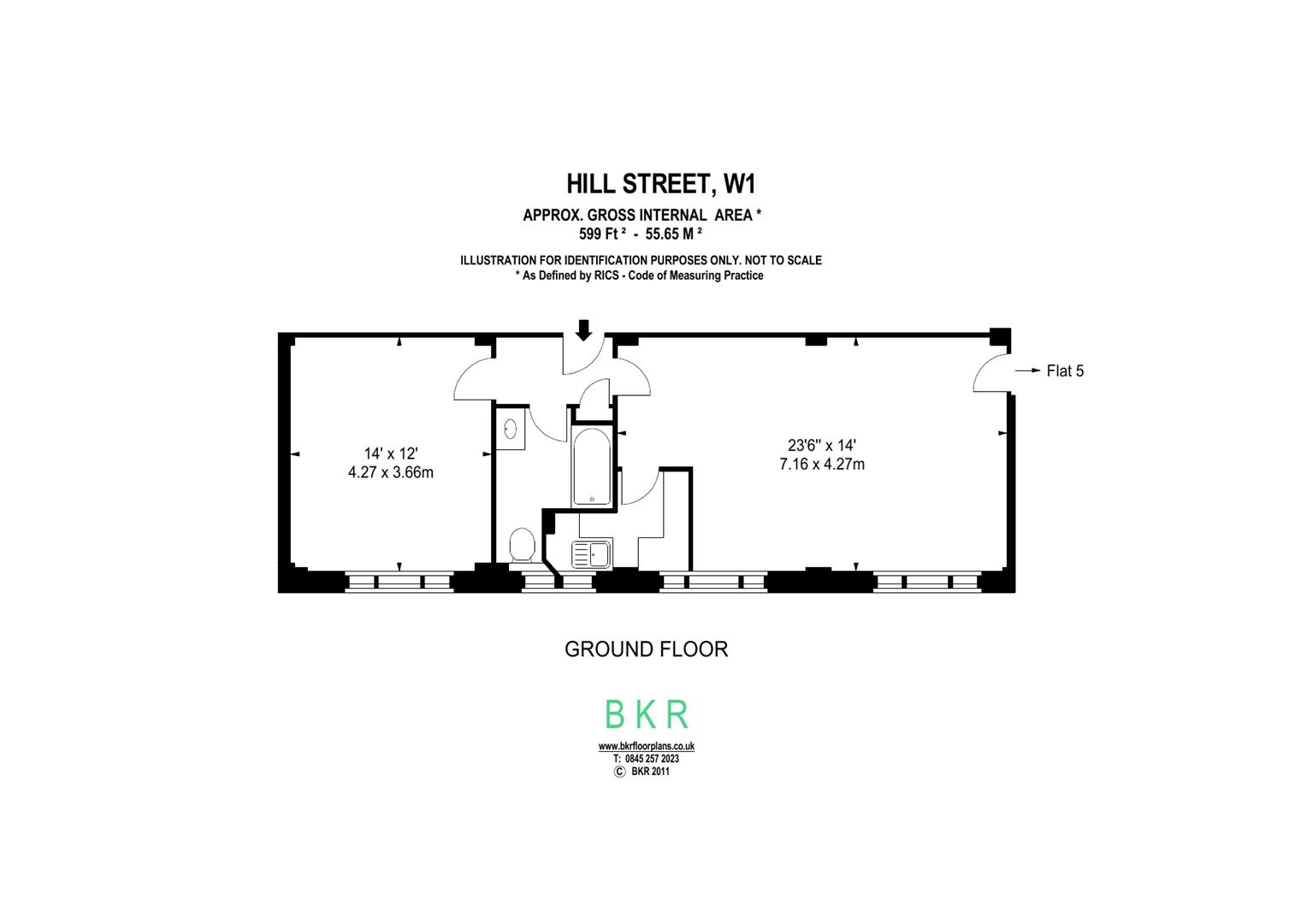 Floorplan for Hill Street, Mayfair, W1J
