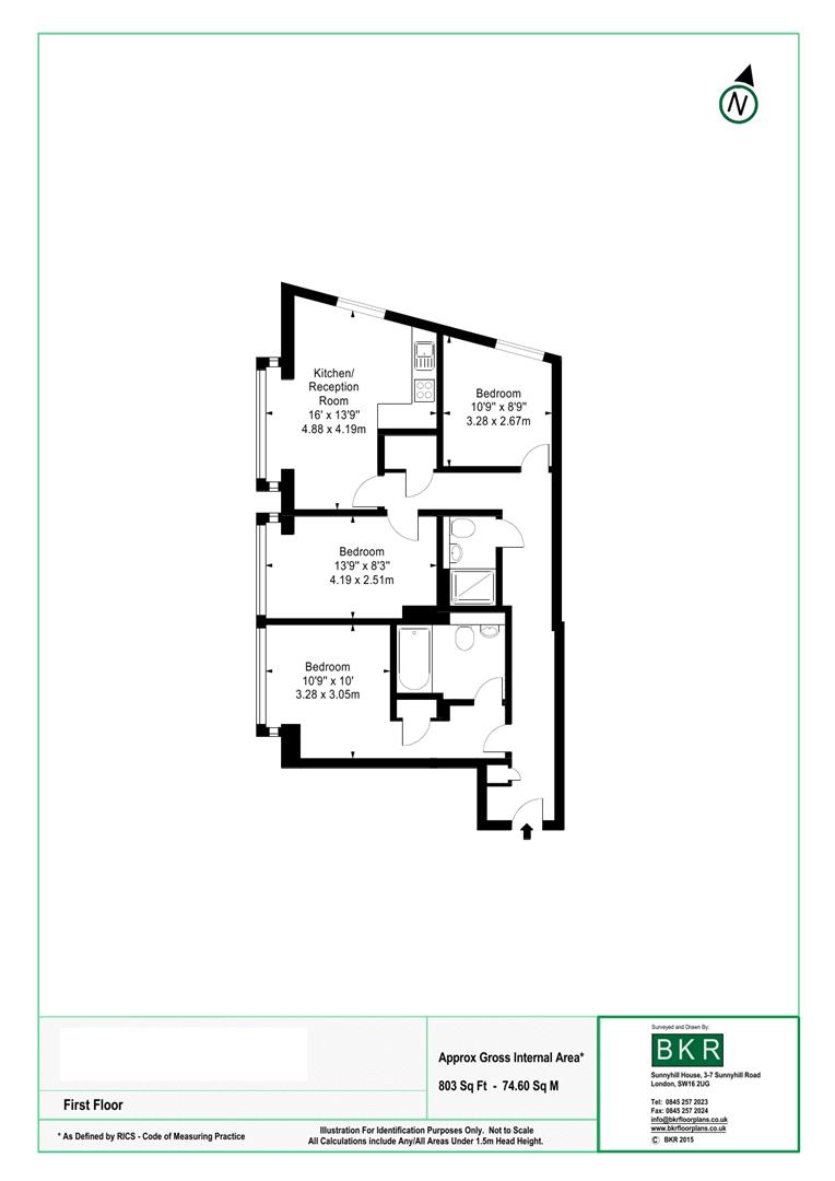 Floorplan for Merchant Square East, Paddington, W2