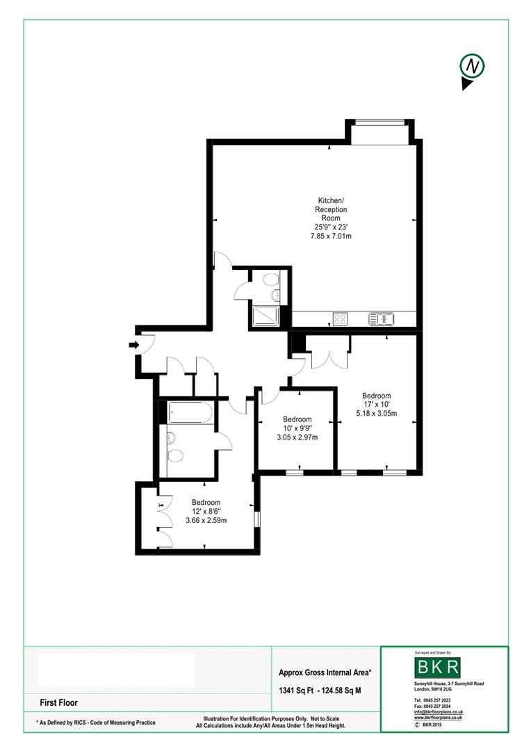 Floorplan for Merchant Square East, Paddington W2