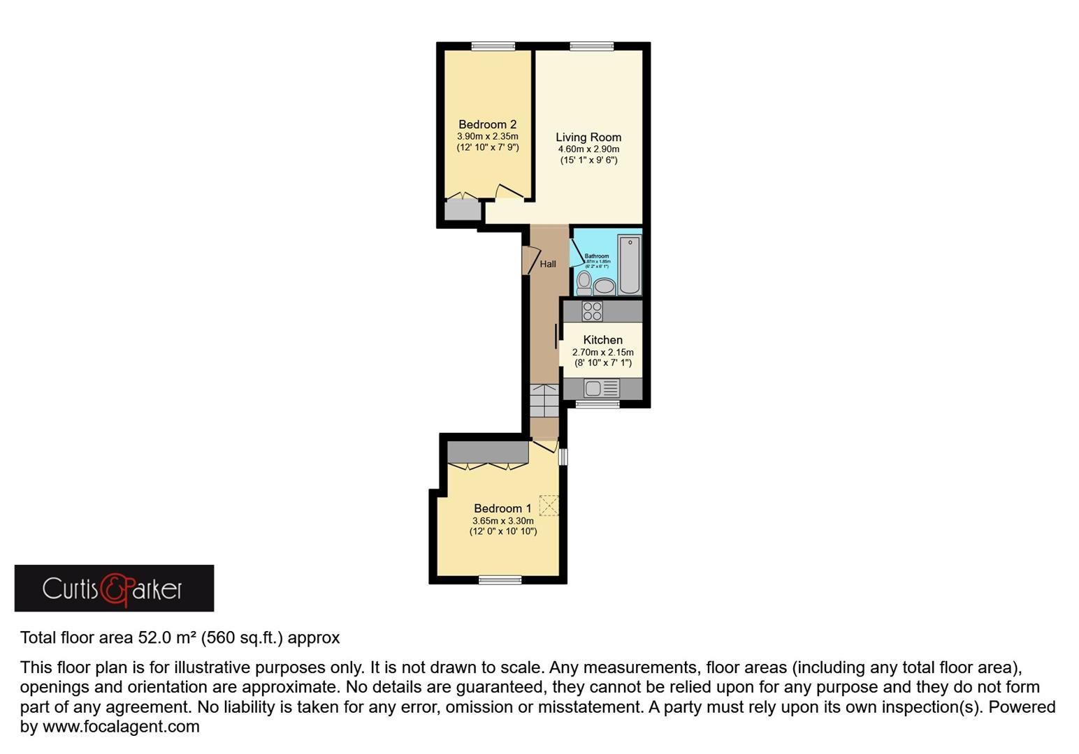 Floorplan for Finborough Road, London
