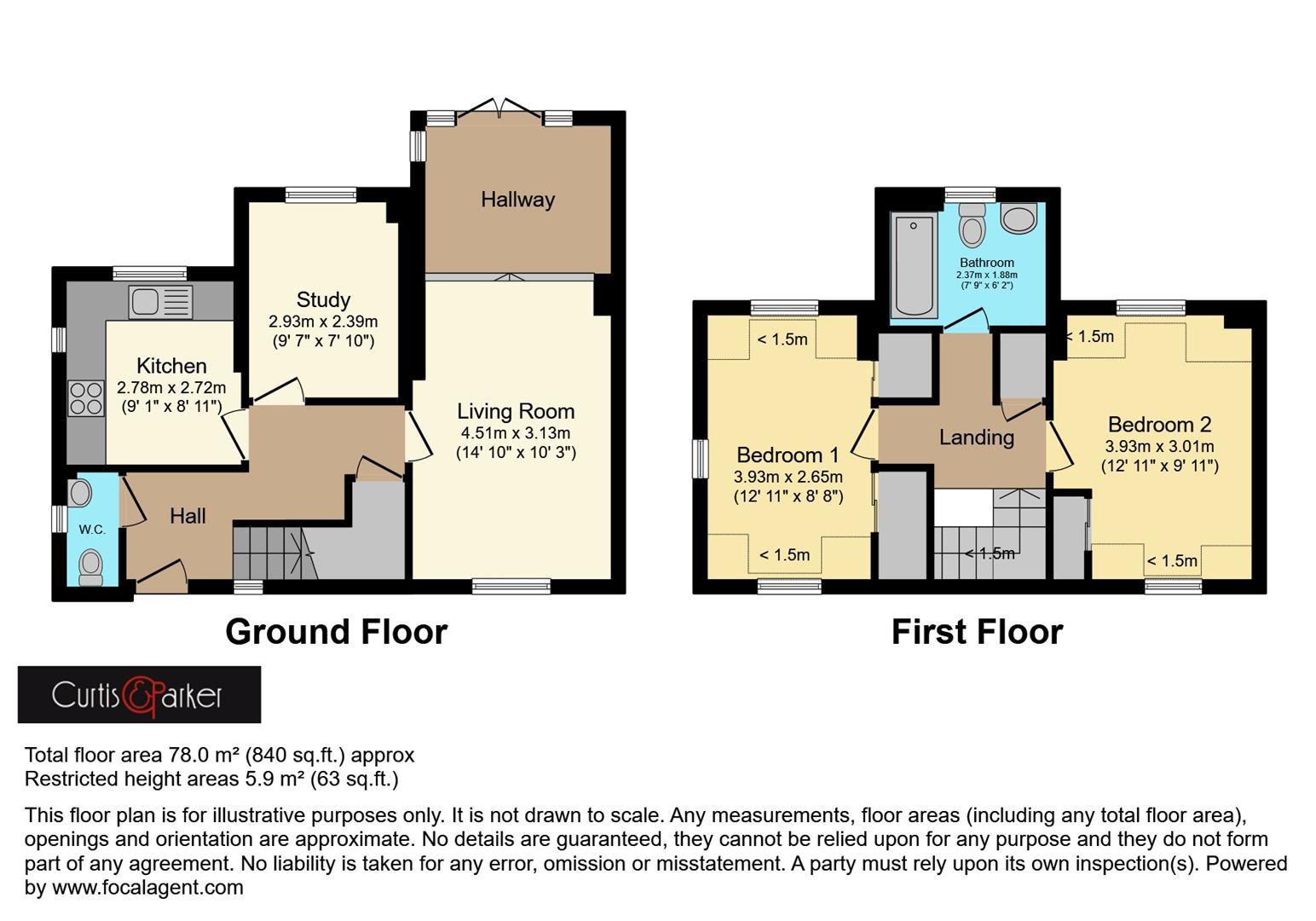 Floorplan for Hanger Lane, Ealing, W5
