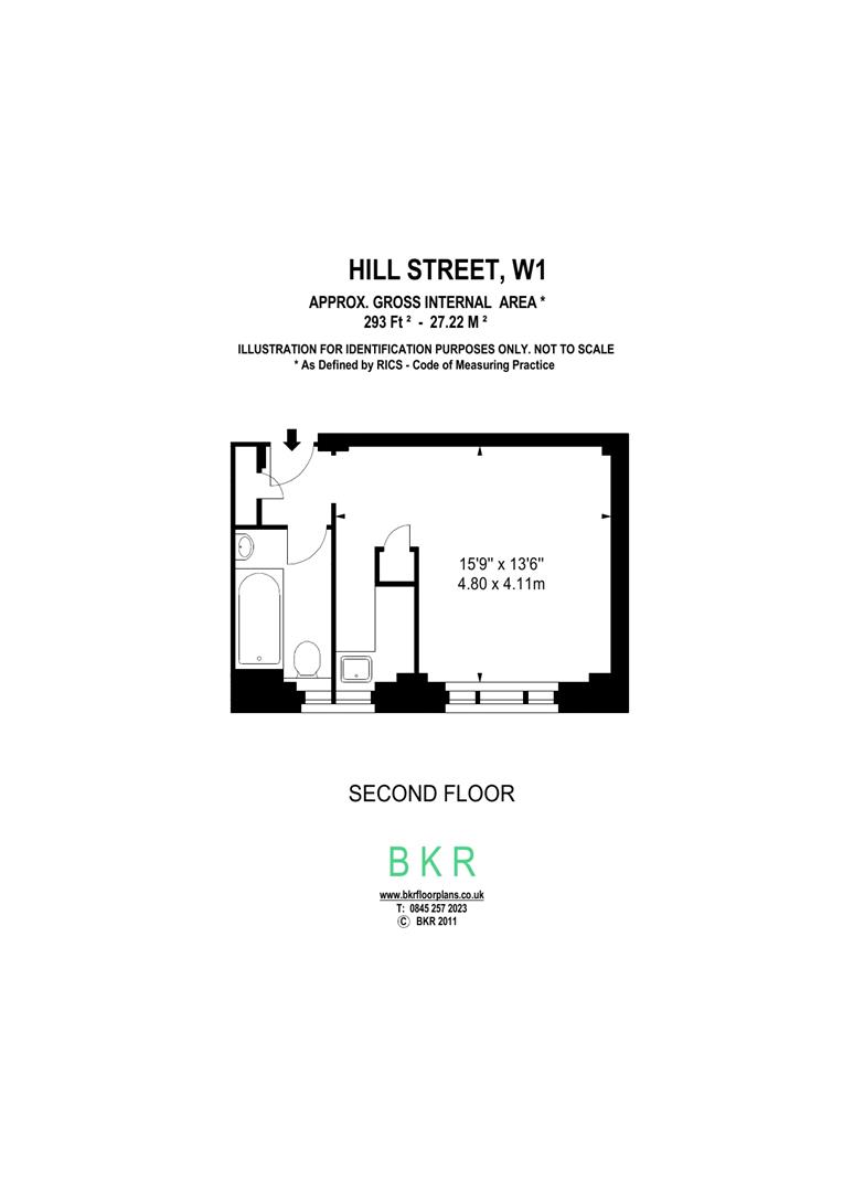 Floorplan for Hill Street, Mayfair, W1J