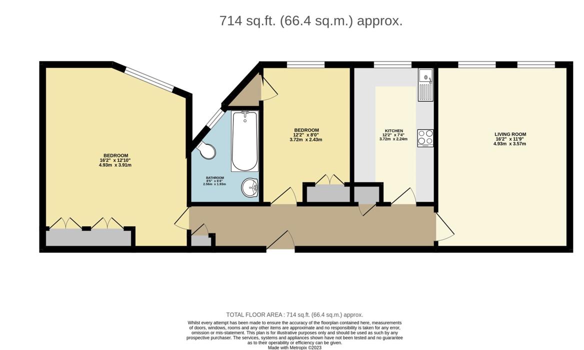 Floorplan for Goldhawk Road, London