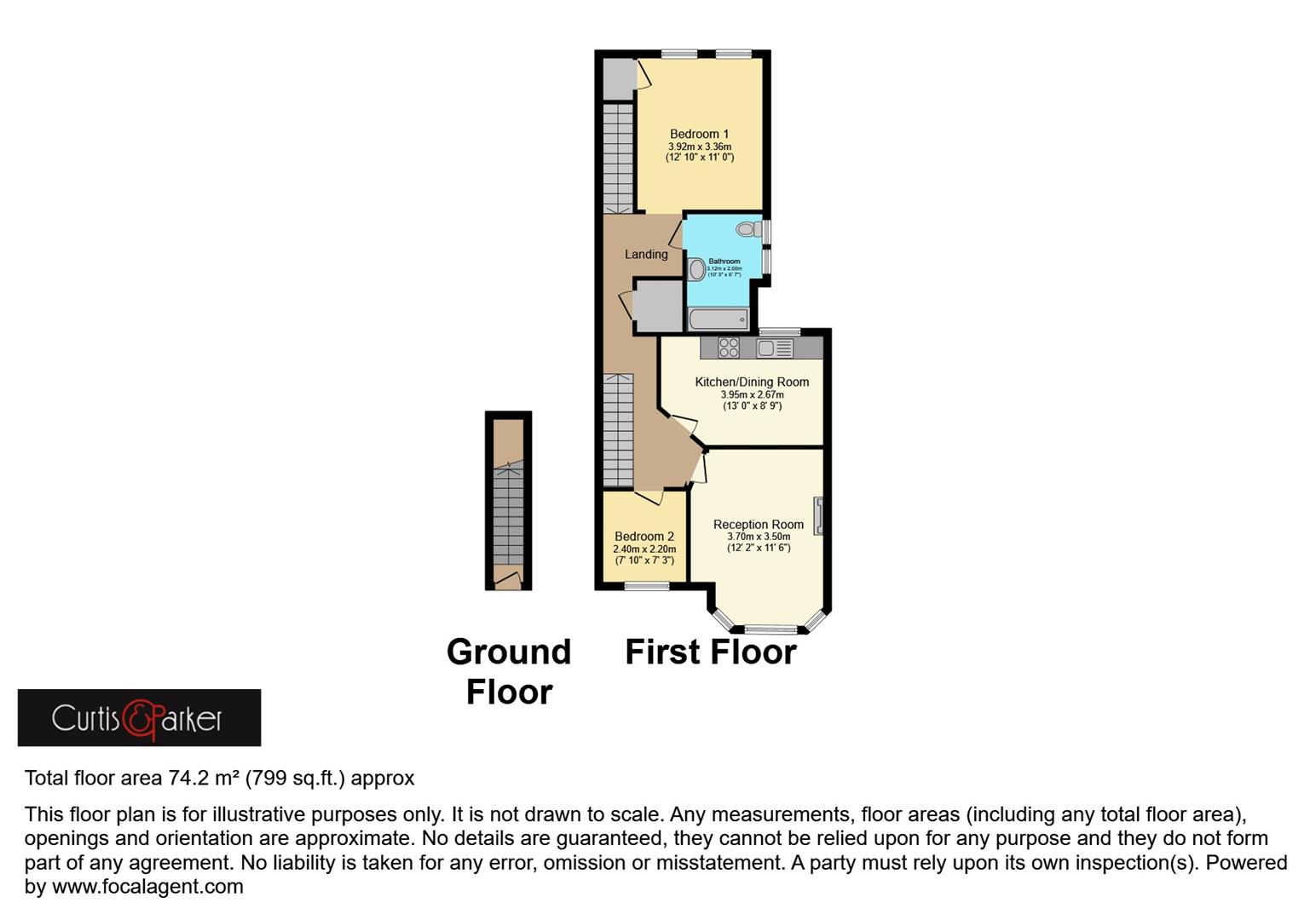Floorplan for North View Road, Crouch End, N8