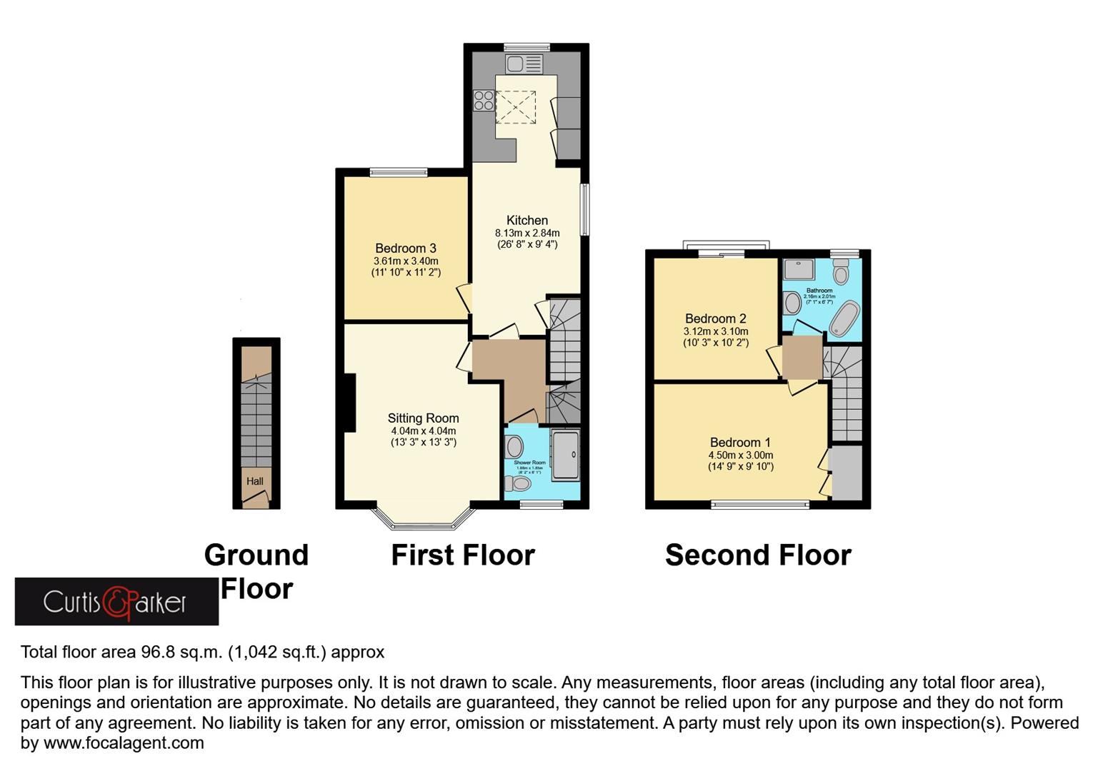 Floorplan for Upham Park Road, Chiswick, W4