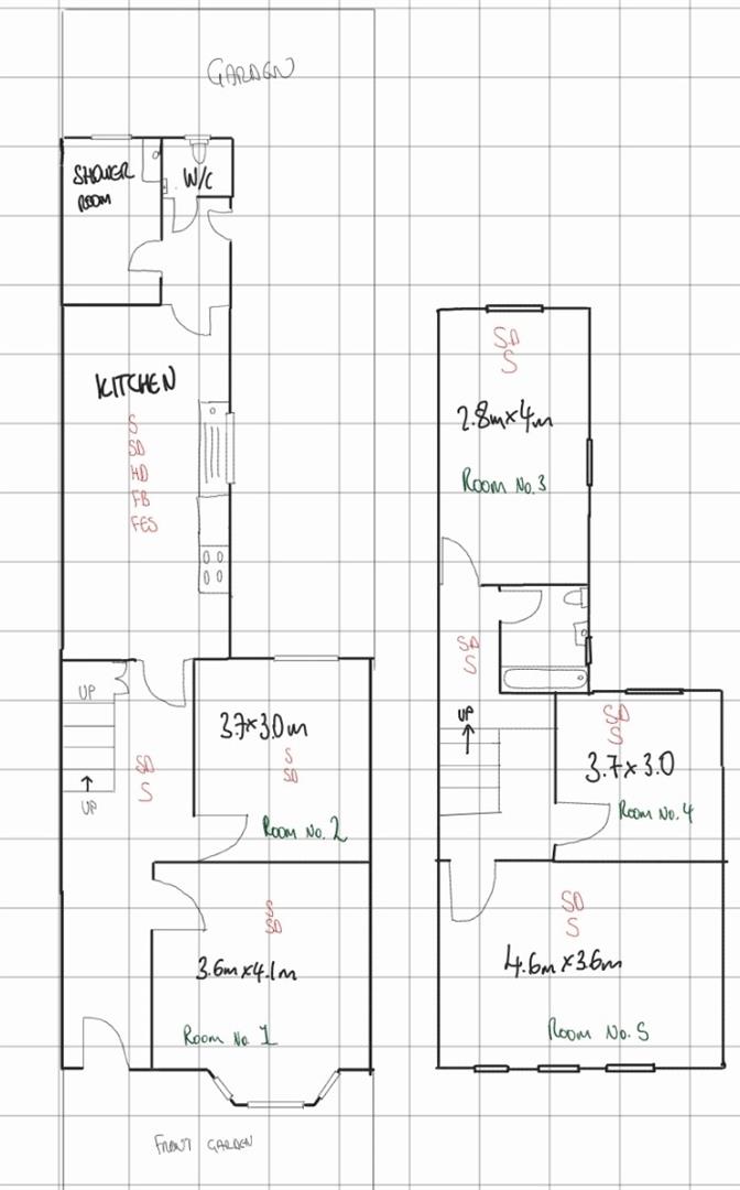Floorplan for Cobbold Road, London