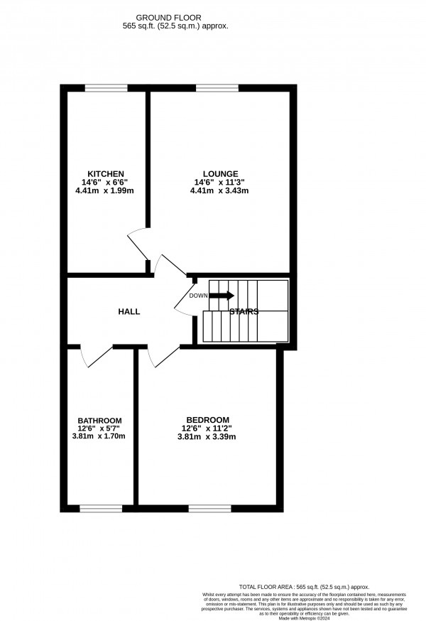 Floorplan for St James Terrace, Grimsby, North E Lincolnshire