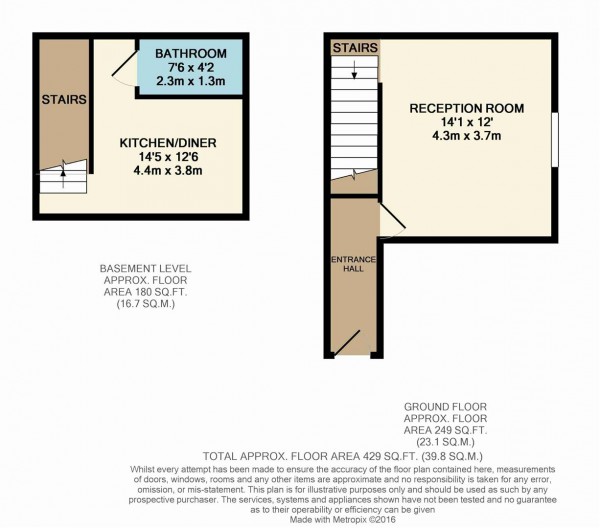 Floorplan for Orford Road, Walthamstow, London, E17