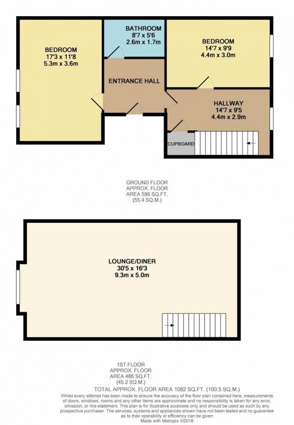 Floorplan for Grosvenor Rise East, Walthamstow, London, E17
