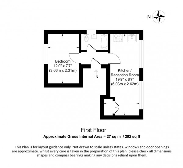 Floorplan for Forest Road, Walthamstow, London, E17