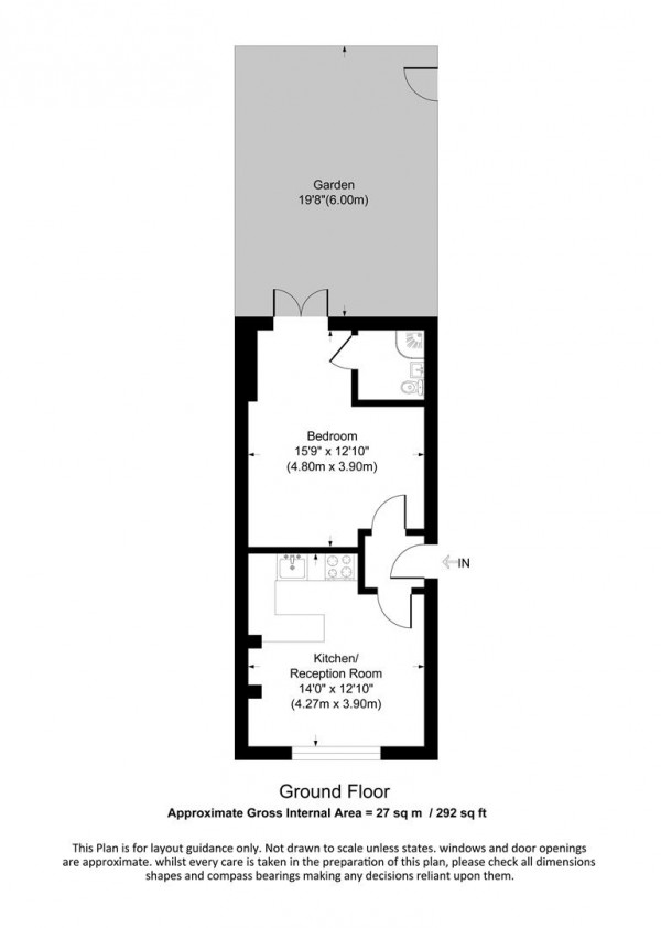Floorplan for Forest Road, Walthamstow, London, E17